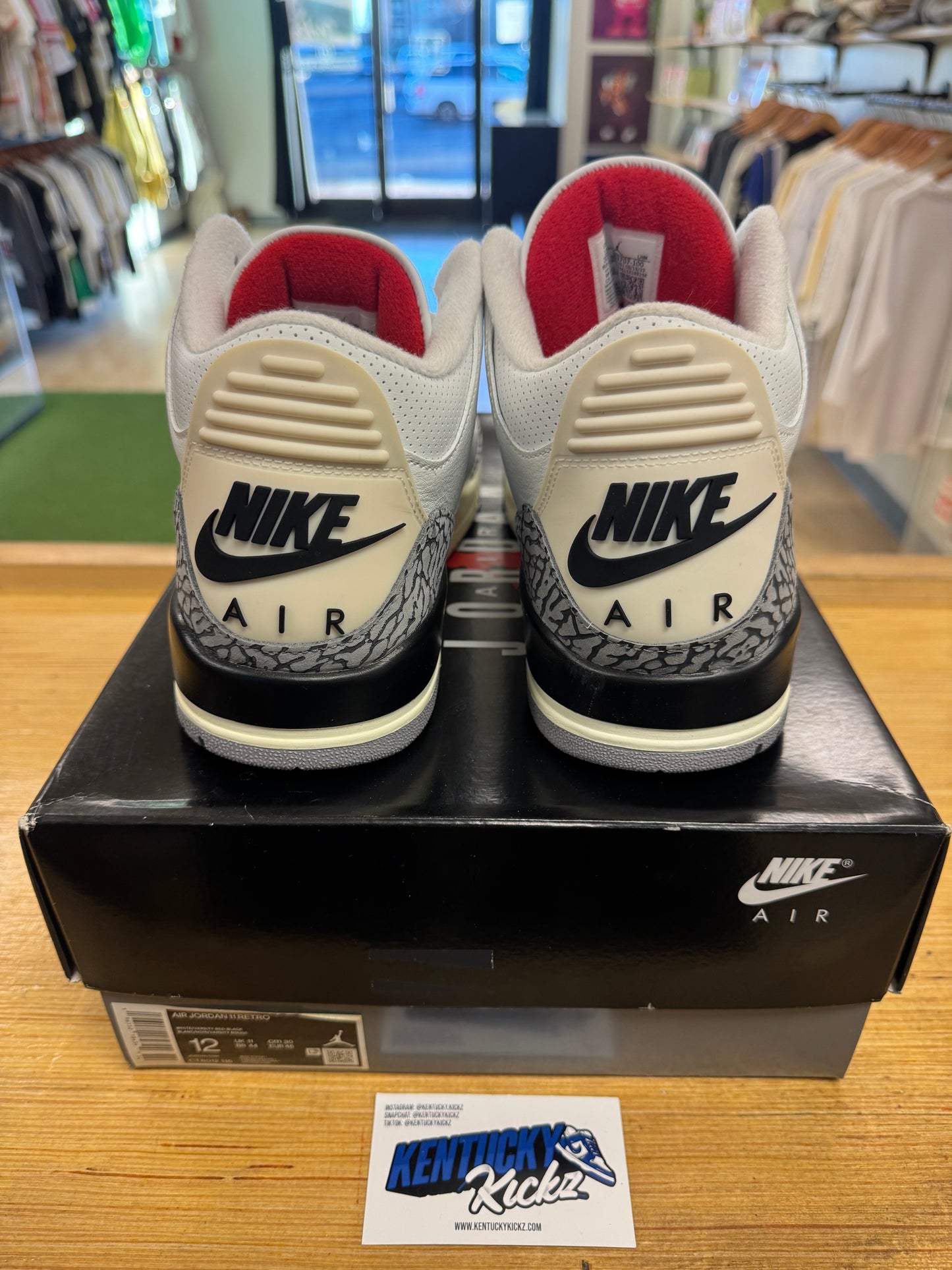 Jordan 3 Retro “White Cement Reimagined” (Sz 12)