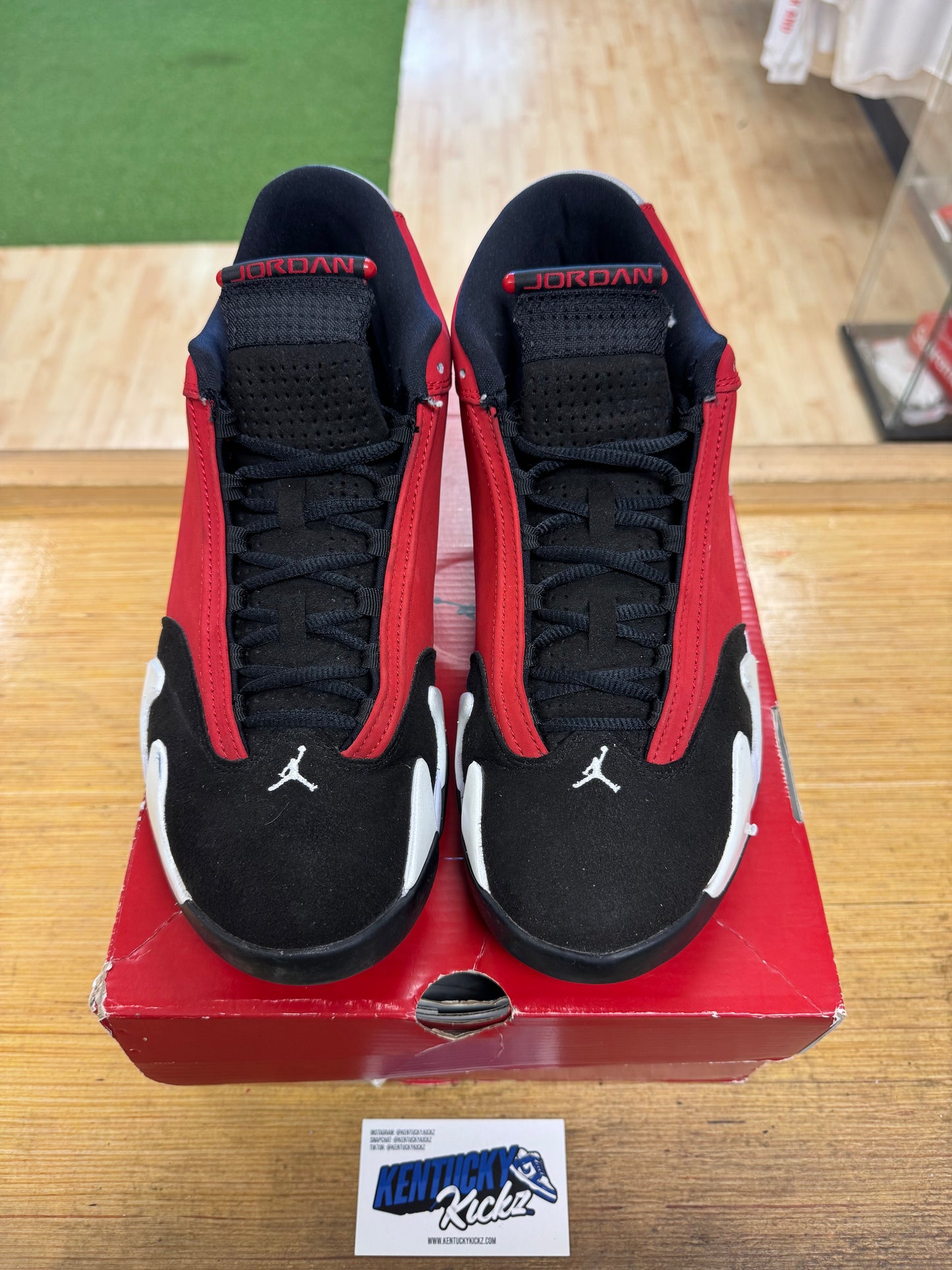 Jordan 14 Retro “Gym Red Toro” (Sz 11)