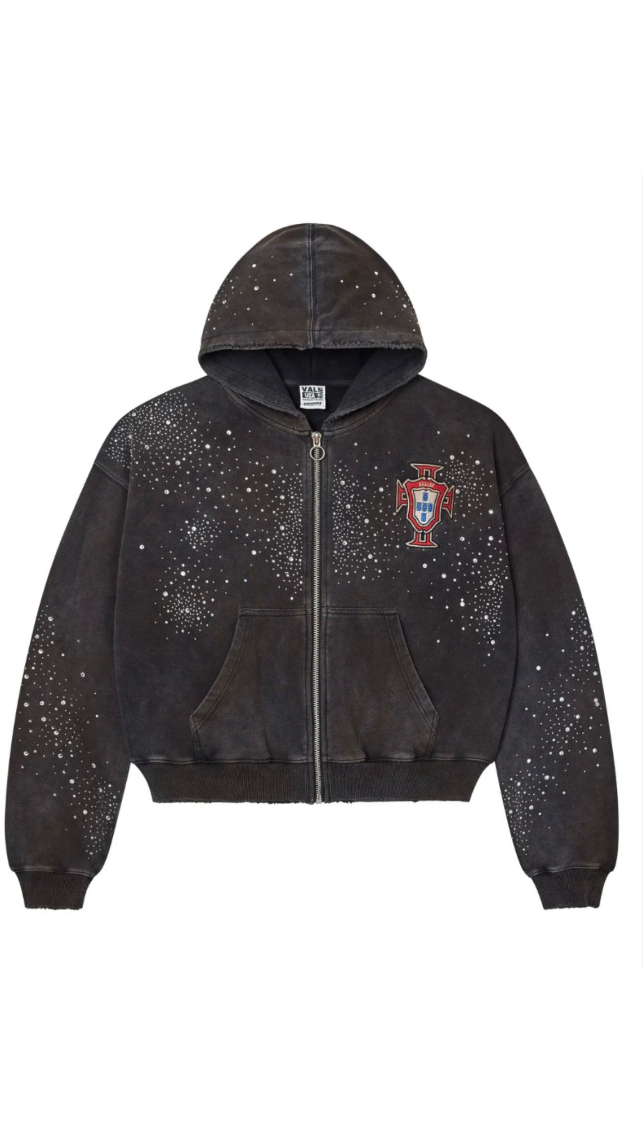 “VALE” PLUTO CLUSTERED ZIP UP (Black)