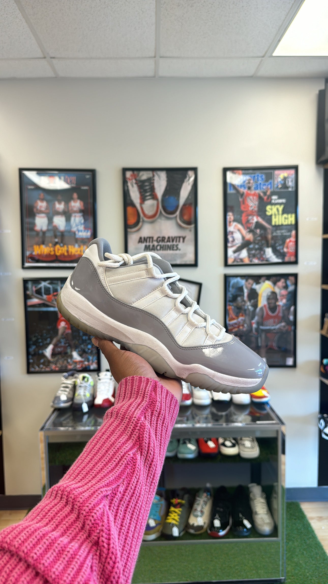 Jordan 11 Low “Cement Grey” (Sz 10)