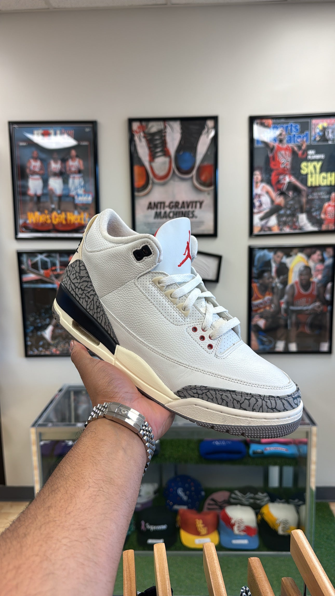 Jordan 3 Retro “White Cement Reimagined” (Sz 11.5)