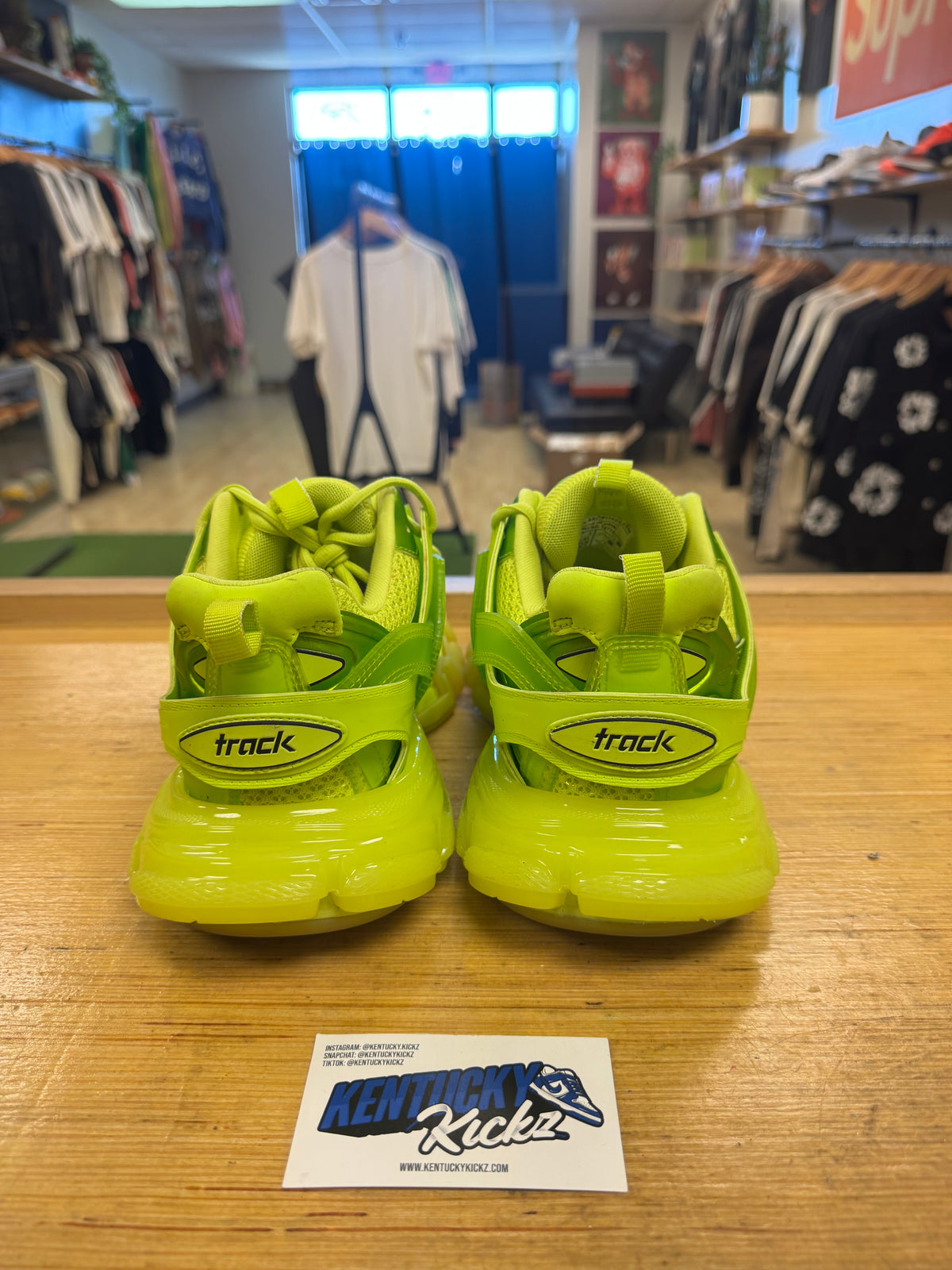 🅱️alenci Track “Neon Yellow” (Sz 41 EU/ 8 Men)