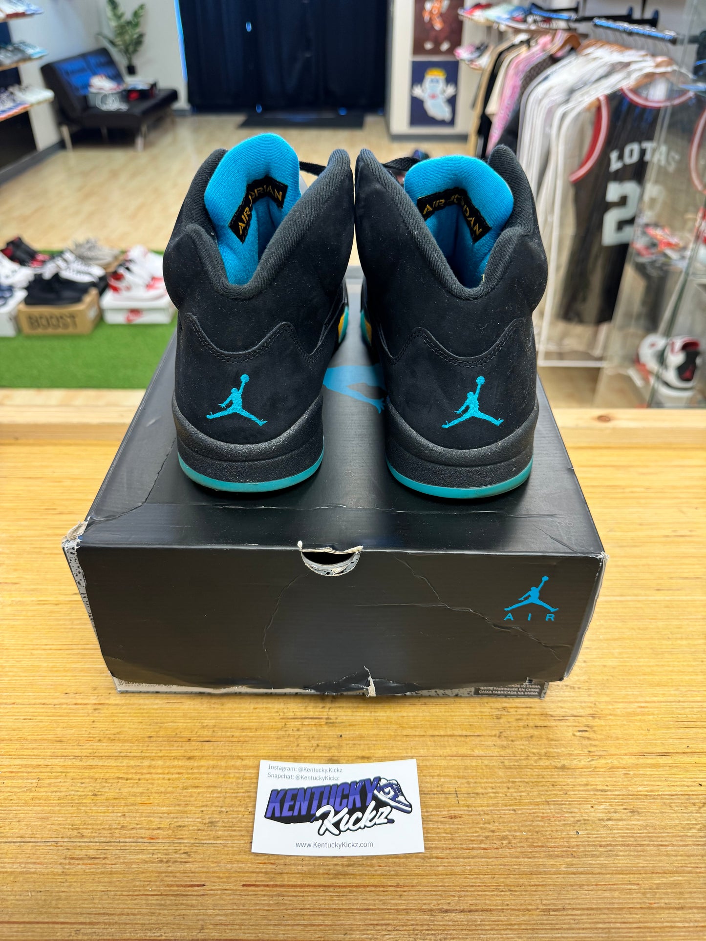 Jordan 5 Retro “Aqua” (Sz 11) (USED 1x)