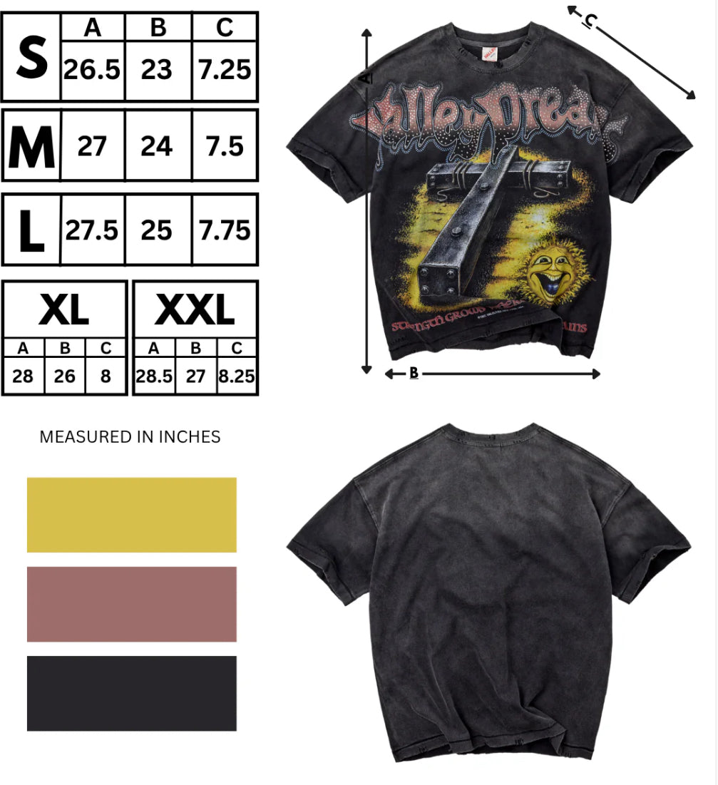 “VALE” IRON CROSS BLING TEE