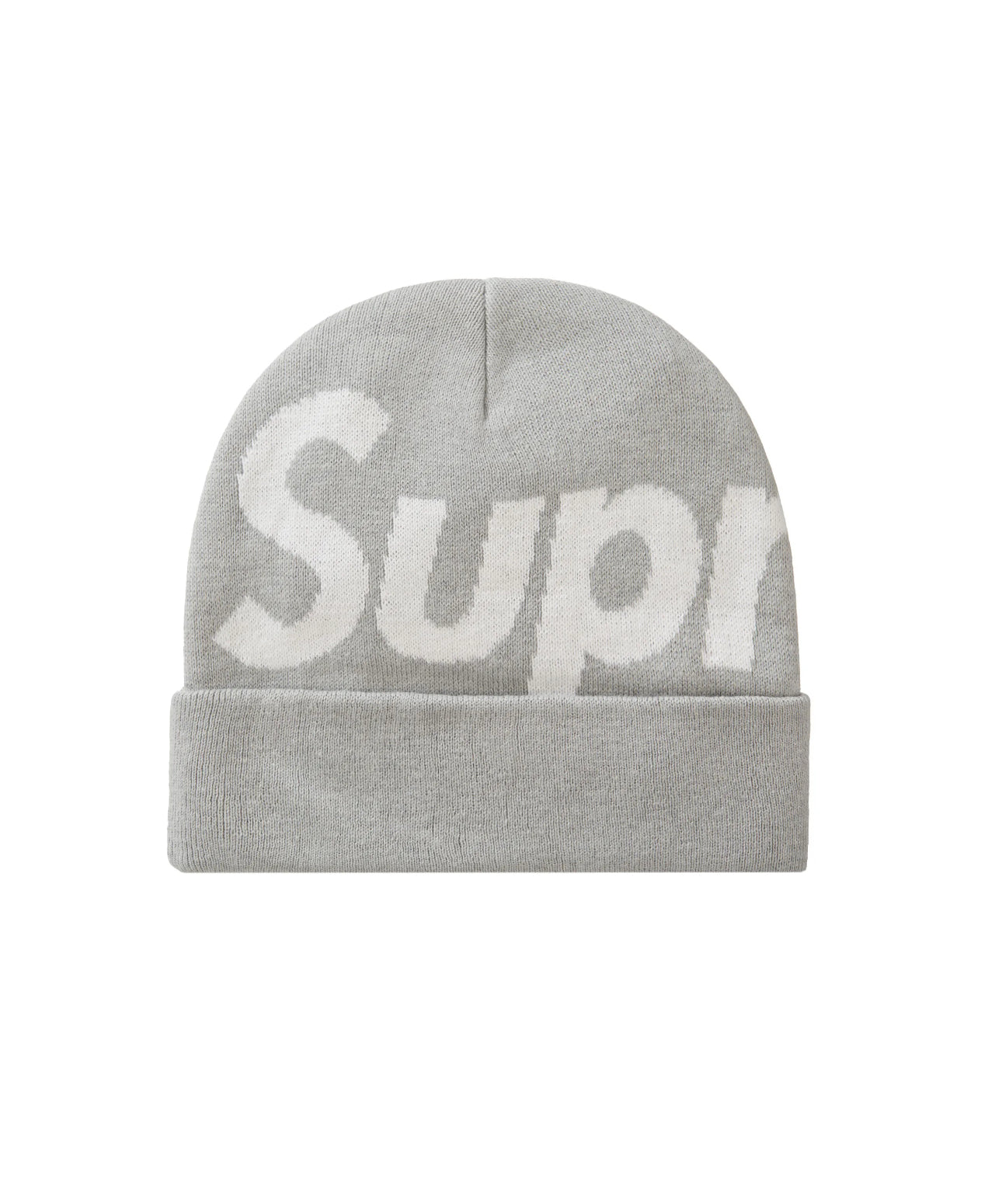 Supreme Big Logo Beanie “Ash Grey” (FW24)