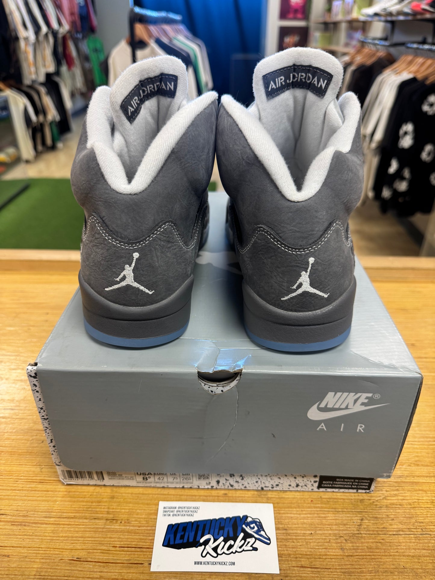 Jordan 5 Retro “Wolf Grey” 2026 (Sz 8.5)