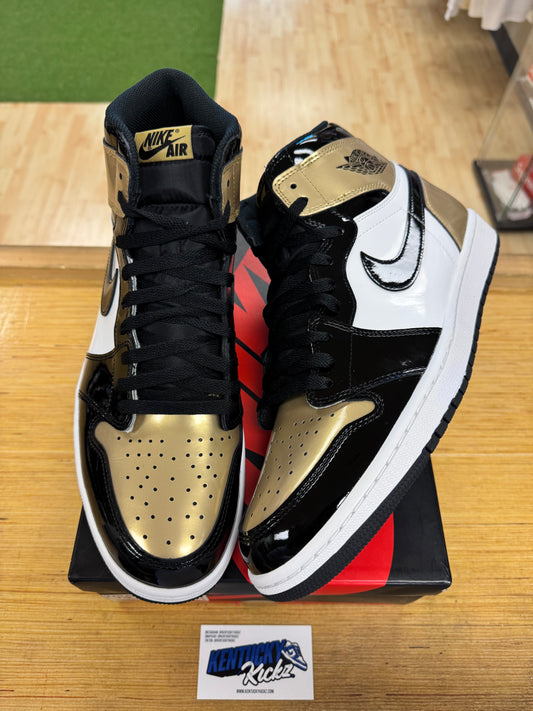 Jordan 1 Retro High NRG “Patent Gold Toe” (Sz 13)