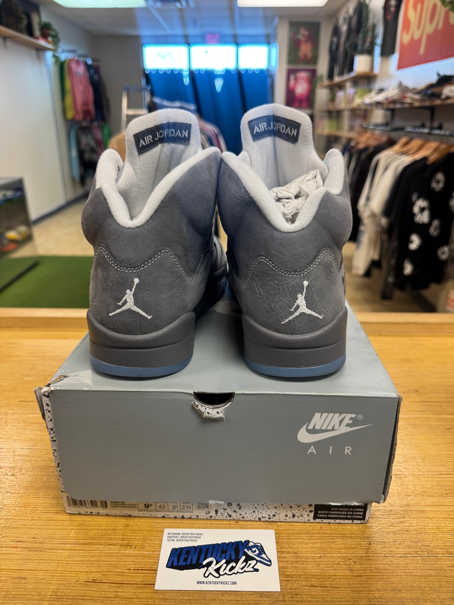 Jordan 5 Retro “Wolf Grey” 2026 (Sz 9.5)