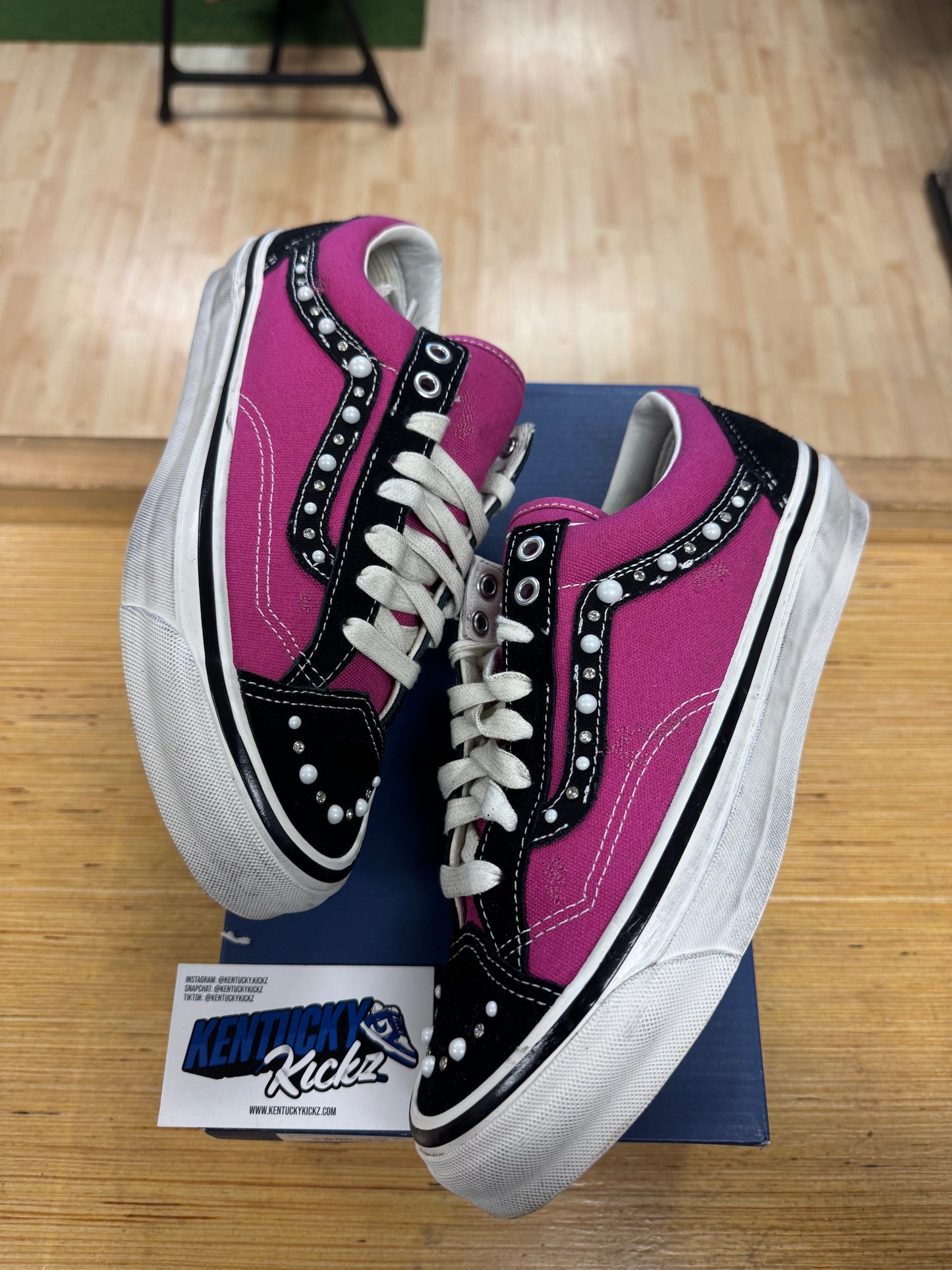 Vans LX Old Skool 36 “Pearlized Pack Pink Black” (Sz 8)