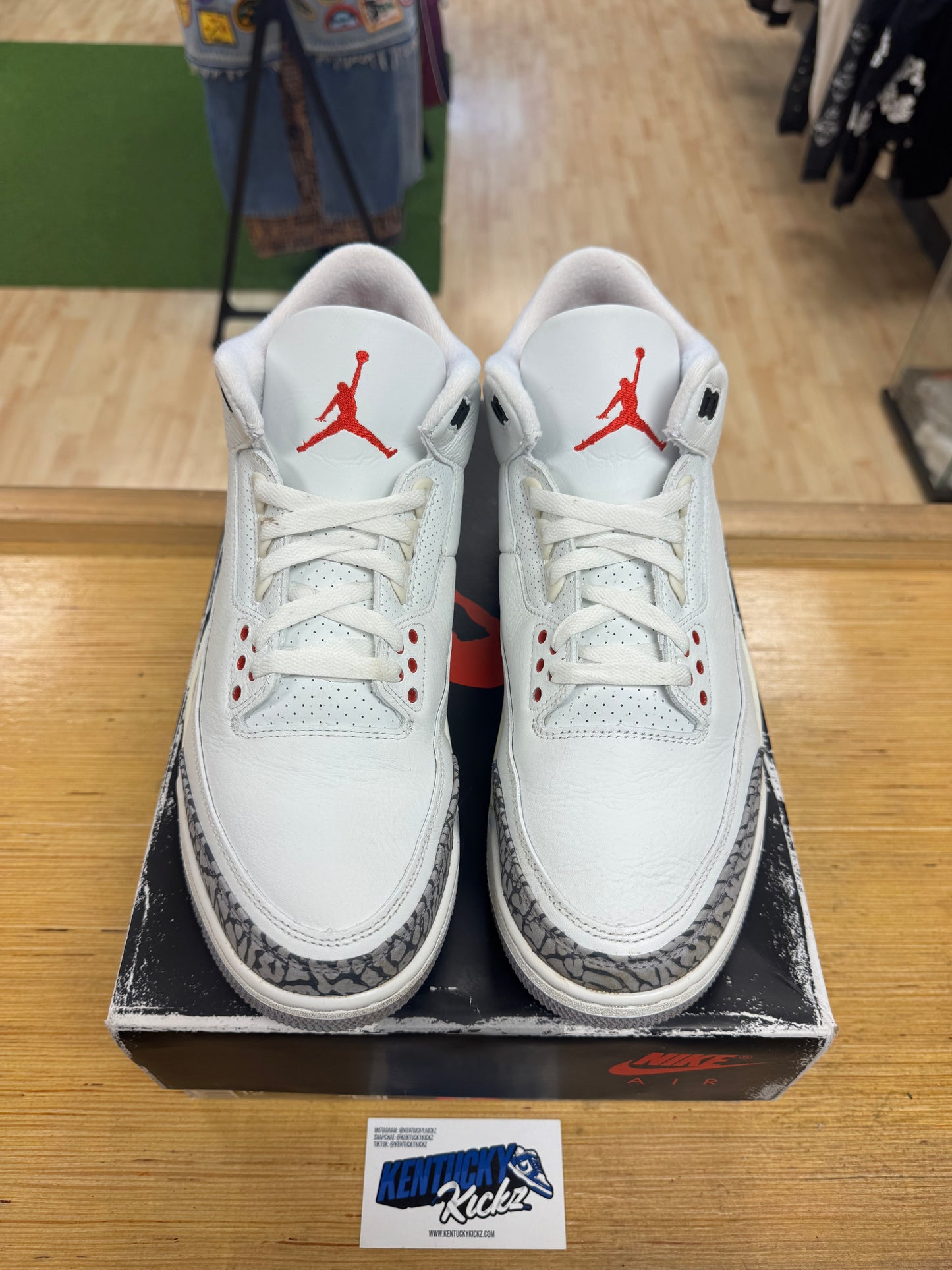 Jordan 3 Retro “White Cement Reimagined” (Sz 12)