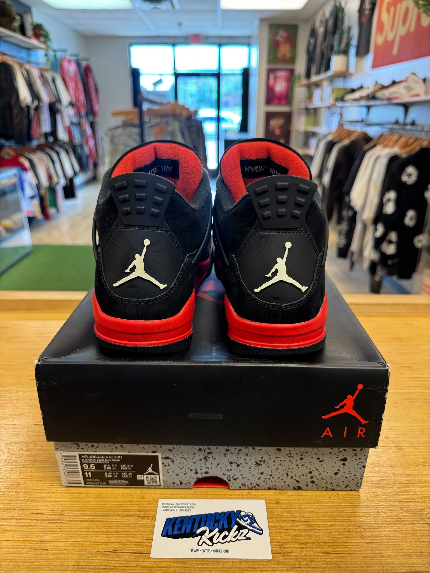 Jordan 4 Retro “Red Thunder” (Sz 9.5)