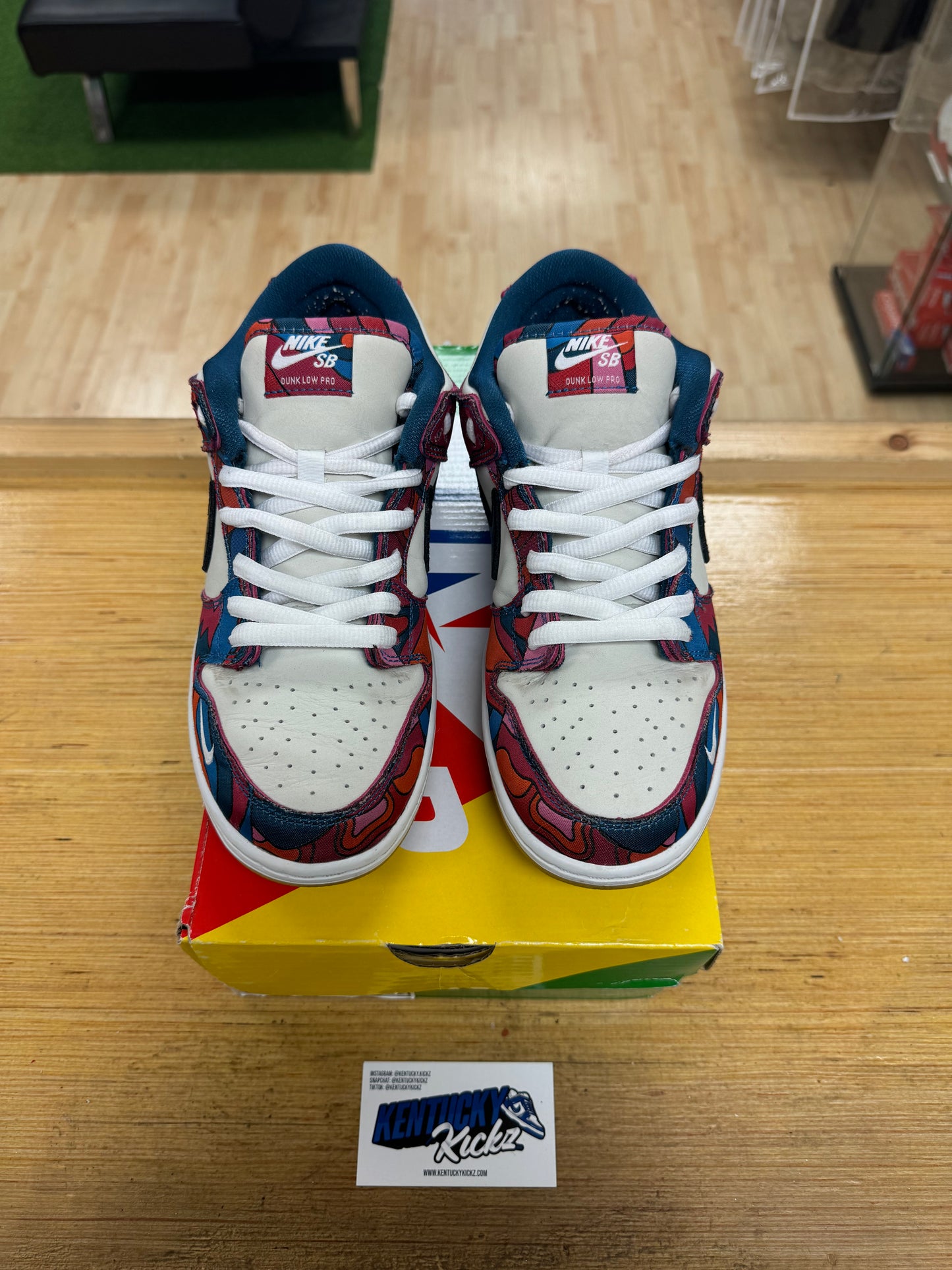 SB Dunk Low Pro “Parra Abstract Art” 2021 (Sz 8.5)