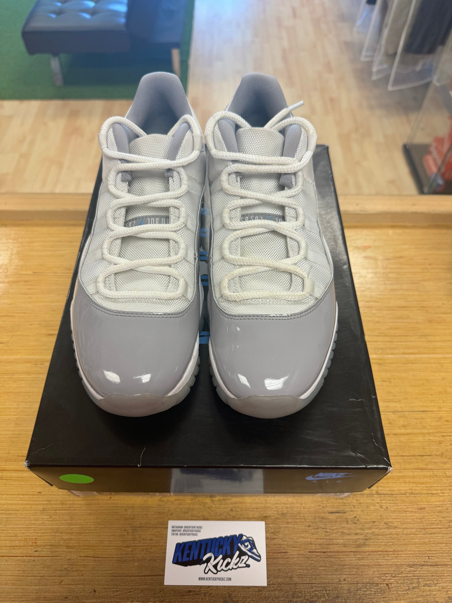 Jordan 11 Low “Cement Grey” (Sz 10)