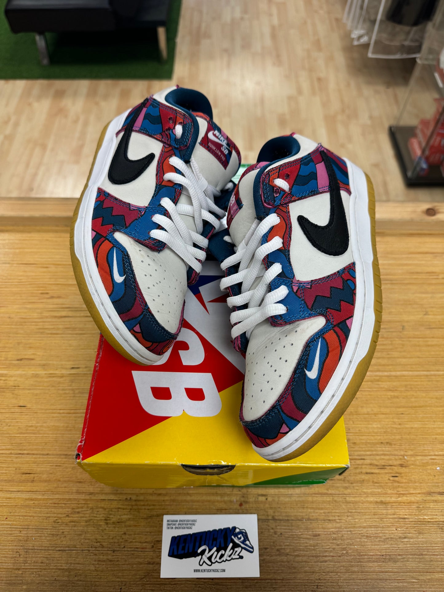 SB Dunk Low Pro “Parra Abstract Art” 2021 (Sz 8.5)