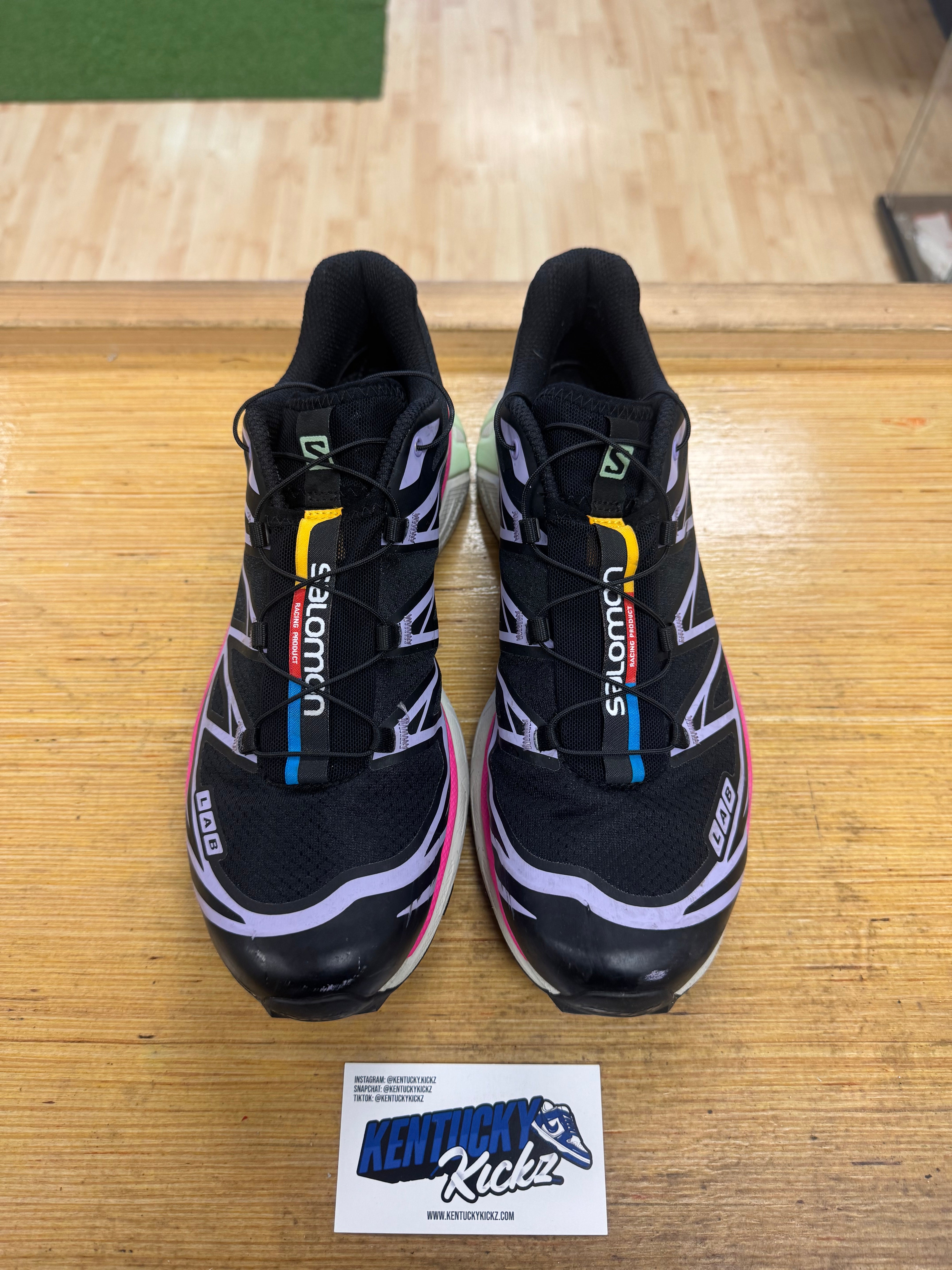 Salomon XT-6 “Black Lavender Pink” (Sz 8.5) – Kentucky Kickz