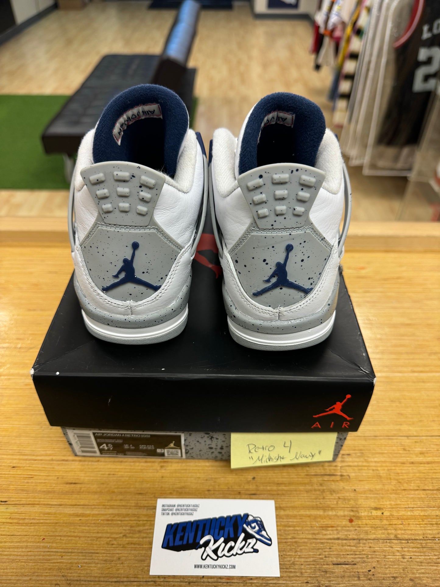 Jordan 4 Retro “Midnight Navy” (Sz 4.5Y)