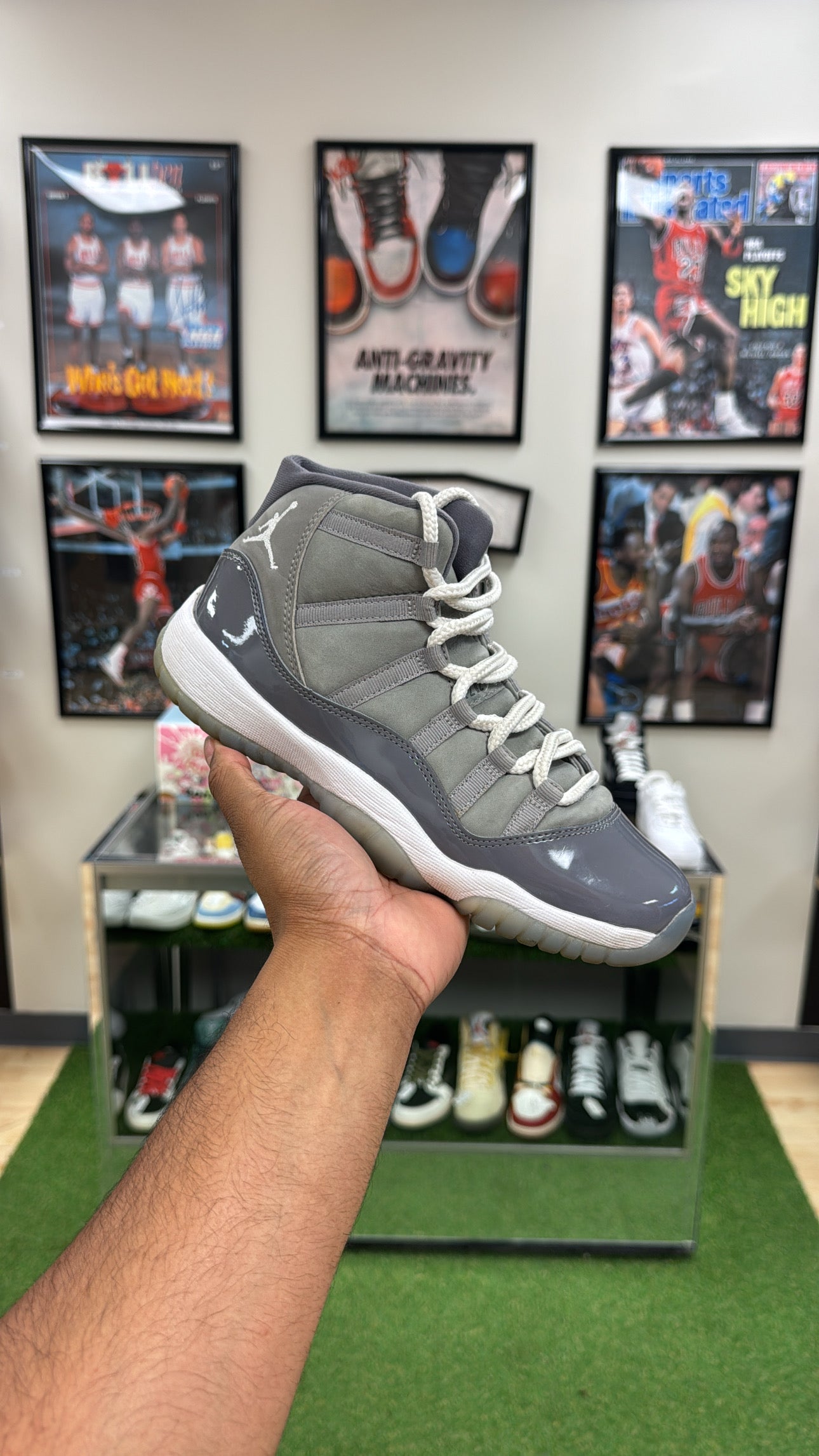 Jordan 11 Retro “Cool Grey” (Sz 5.5Y)