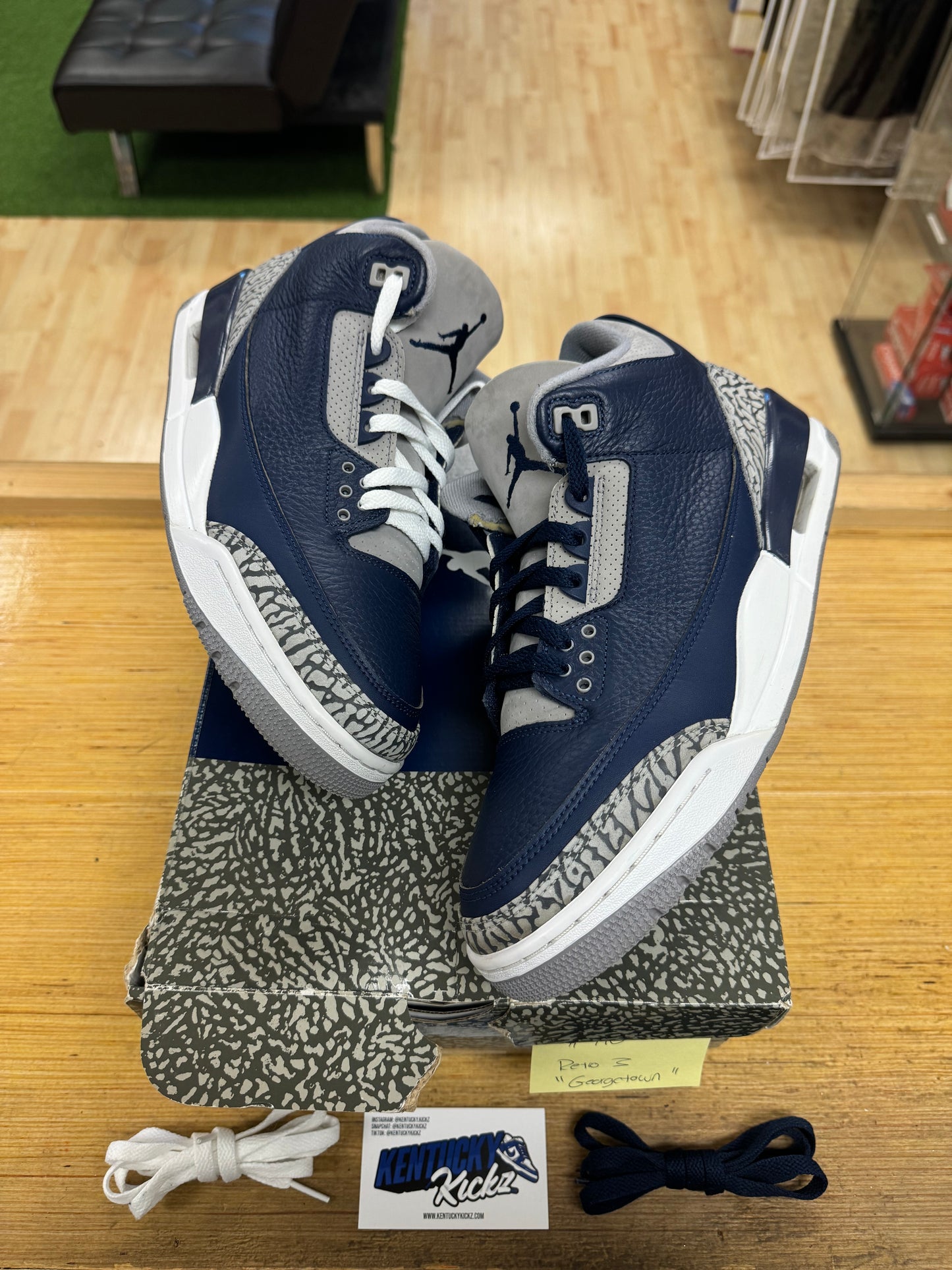 Jordan 3 Retro “Georgetown” (Sz 10.5)