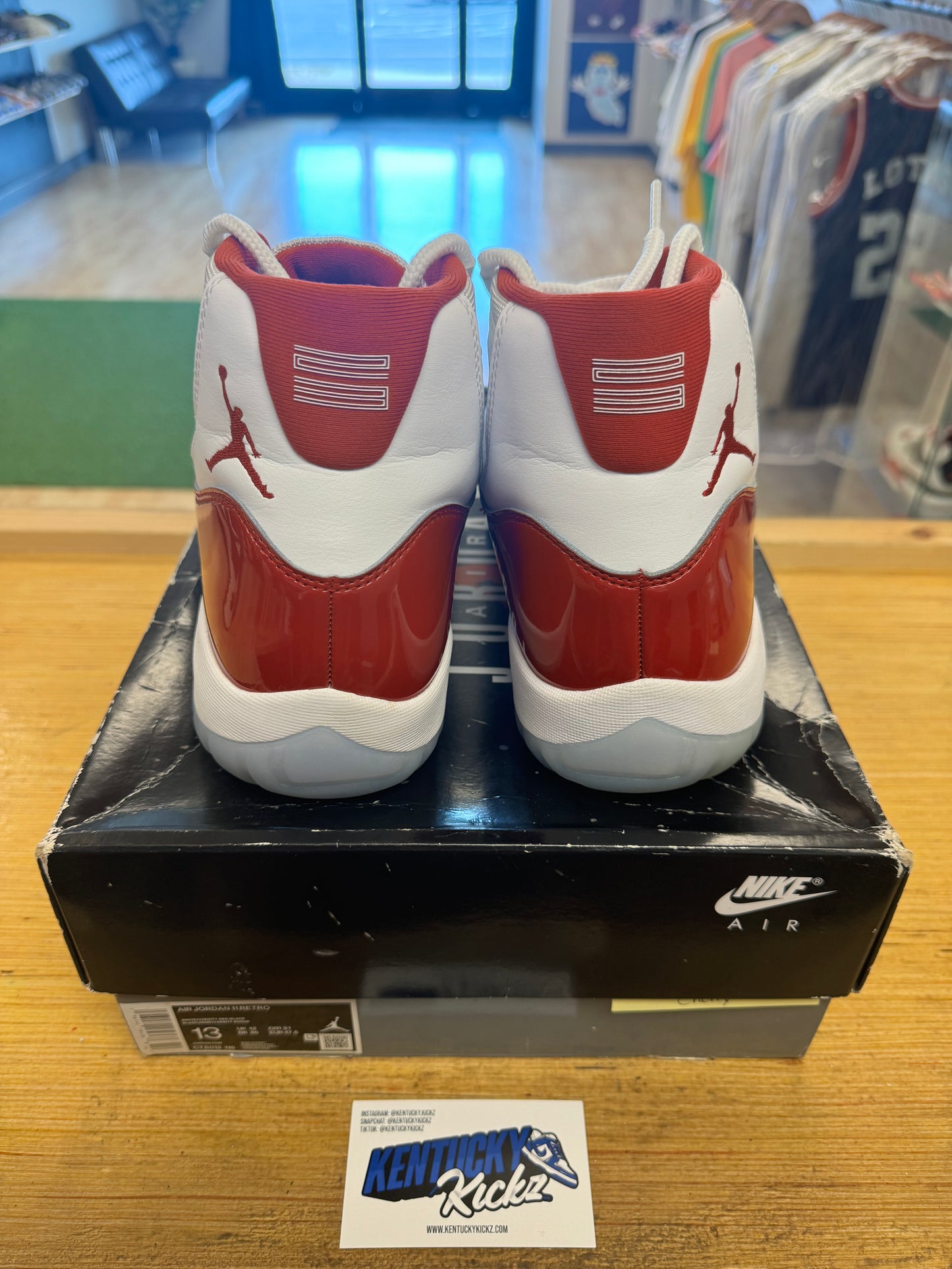 Jordan 11 Retro “Cherry” (Sz 13) (USED)