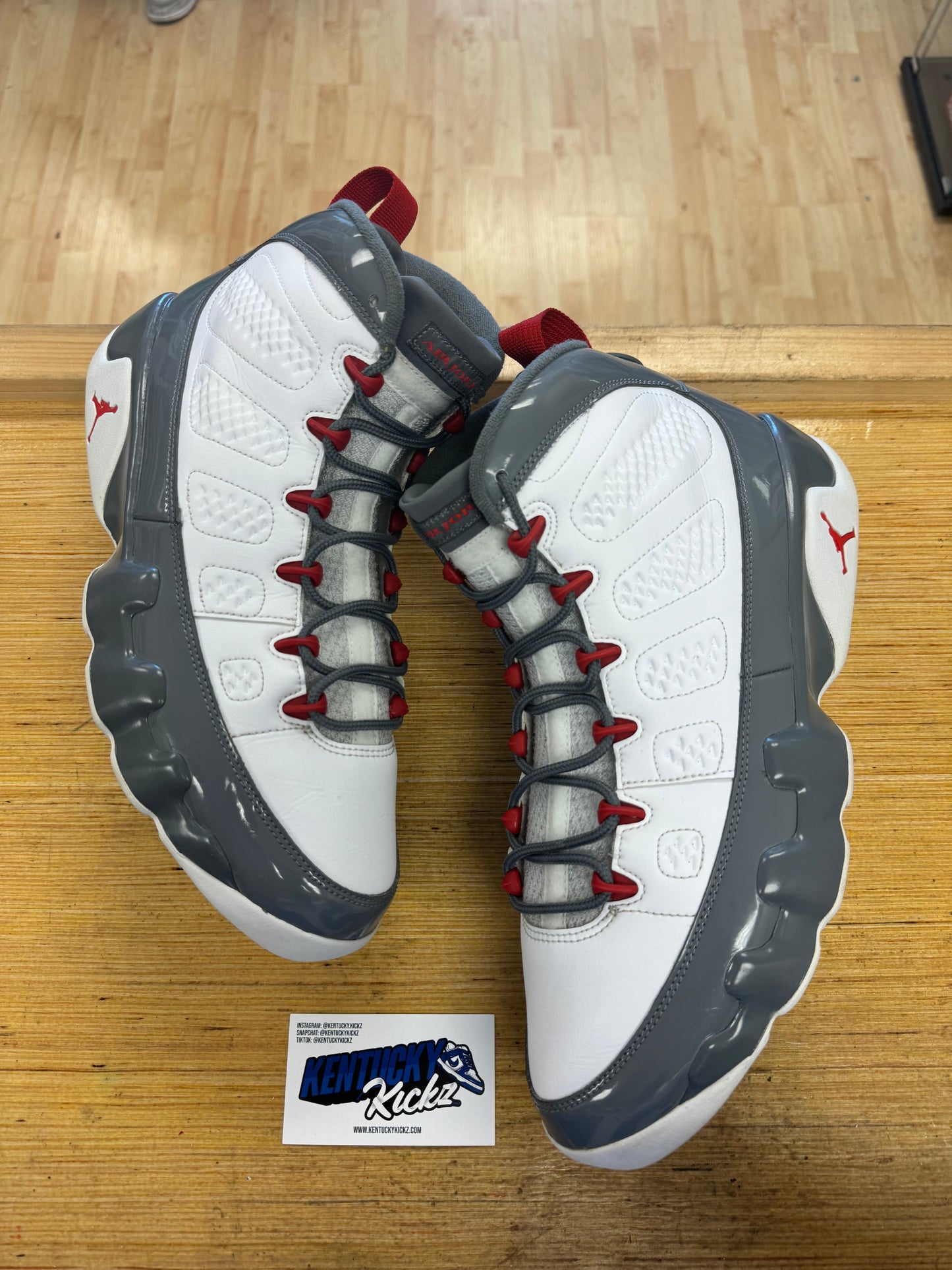 Jordan 9 Retro “Fire Red” (Sz 12)