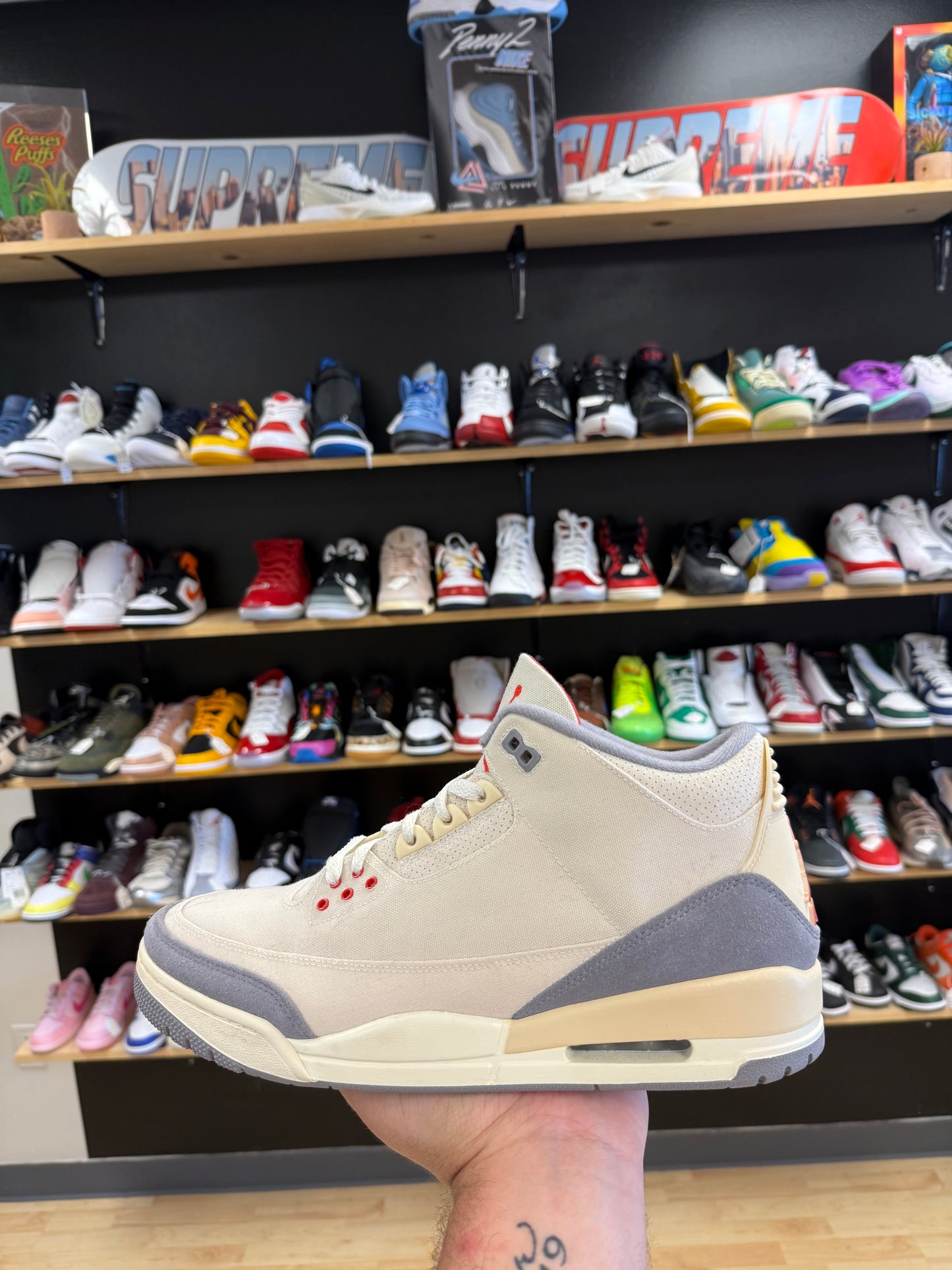 Jordan 3 Retro “Muslin” (Sz 13)