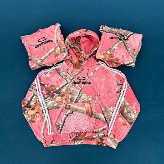 Cozy Aesthetics “Pink Real Tree Camo Hoodie”