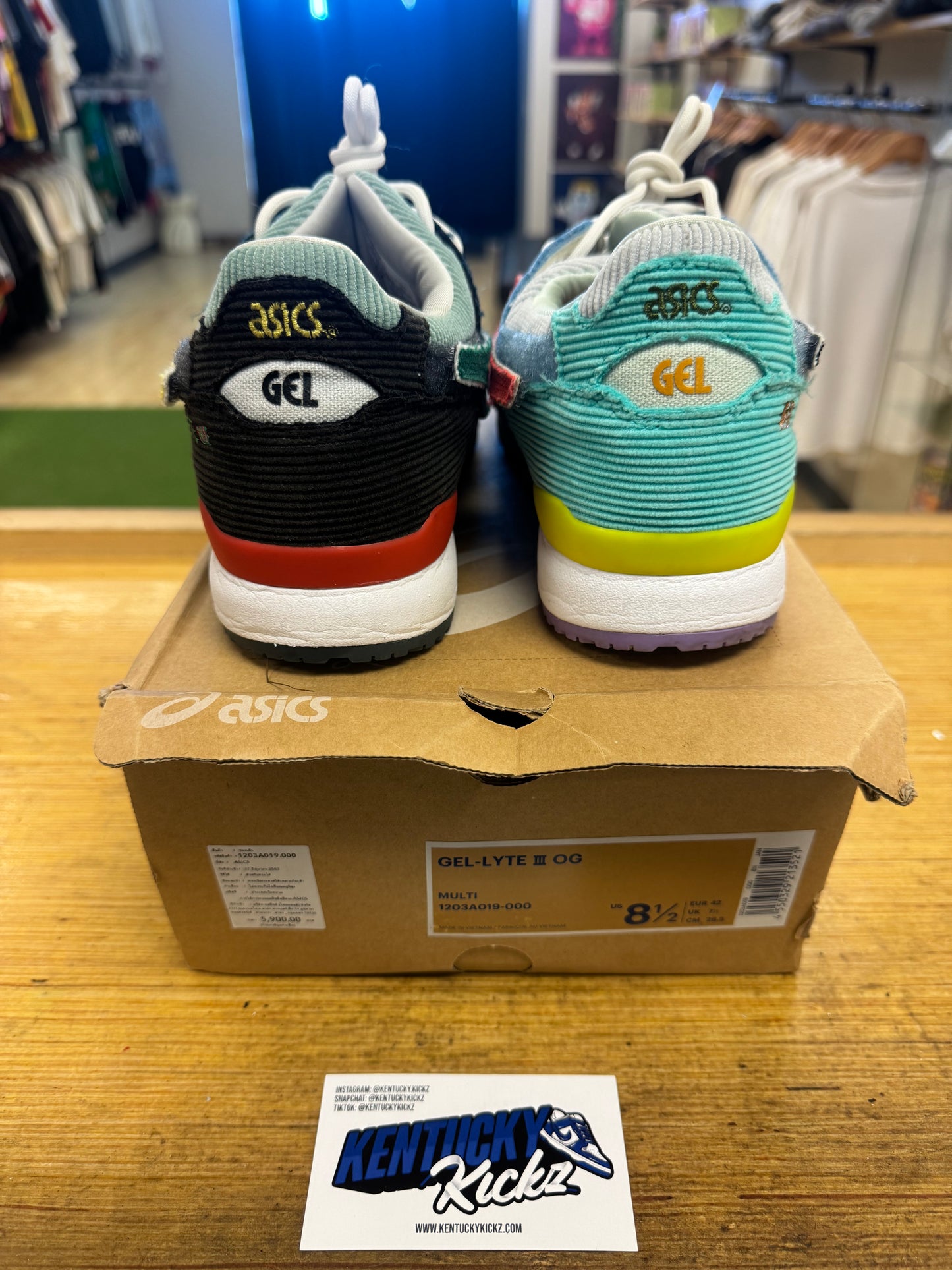 Gel-Lyte III “Sean Witherspoon x atoms” (Sz 8.5)