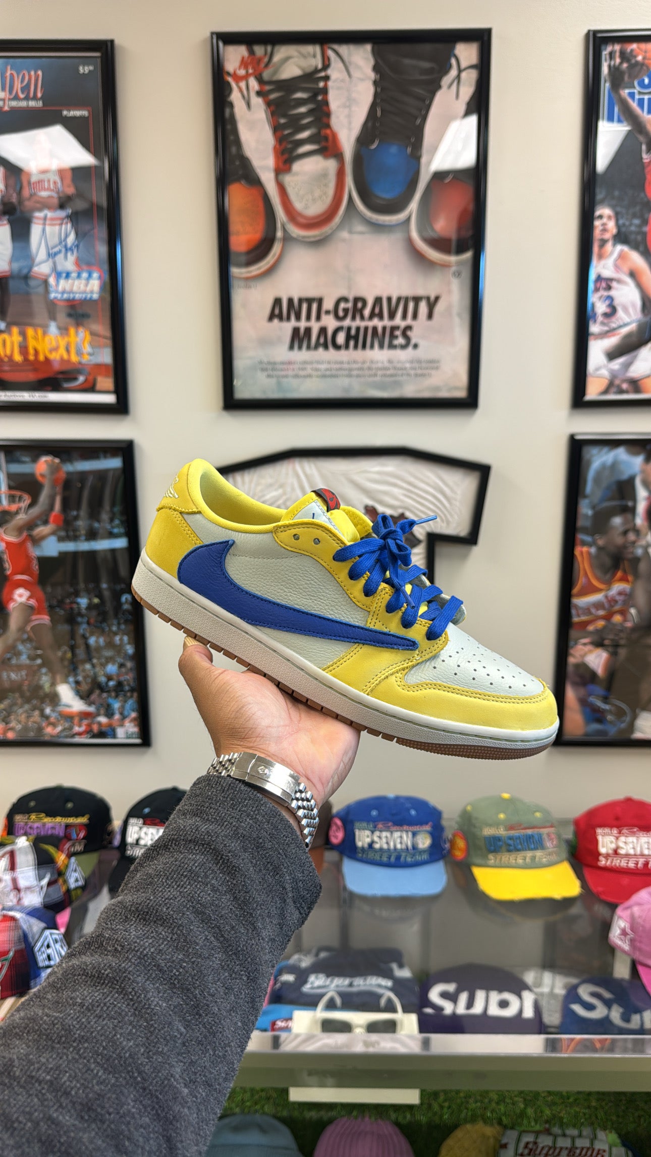 Jordan 1 Retro Low OG SP “Travis Scott Canary” (Sz 11.5W /10 Men)
