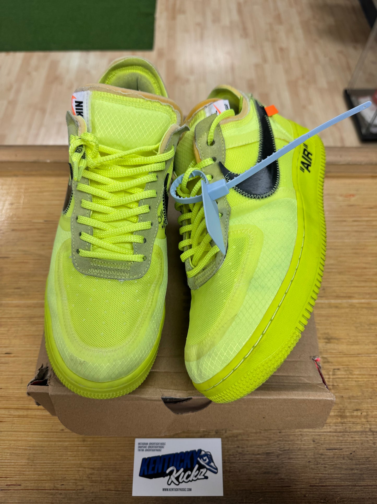 Air Force 1 Low “Off-White Volt” (Sz 10)