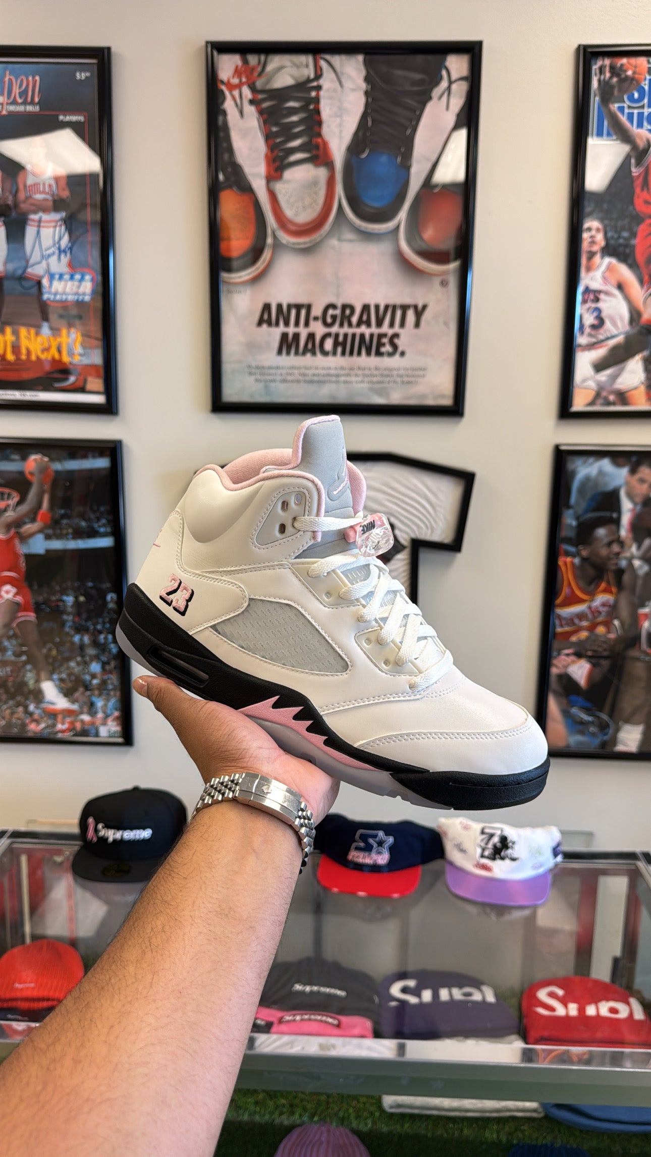 Jordan 5 Retro “Medium Soft Pink” (Sz 10)