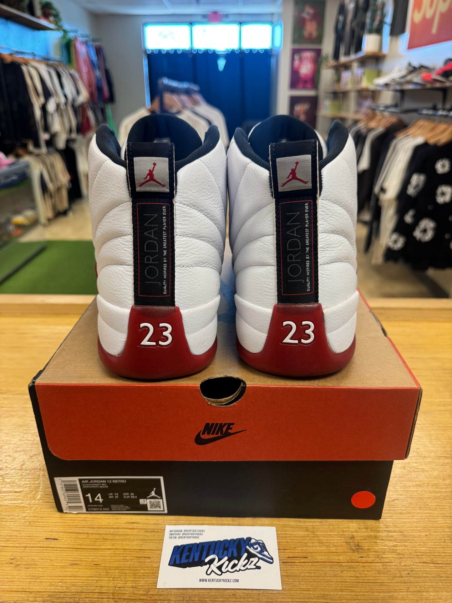Jordan 12 Retro “Cherry” (Sz 14)