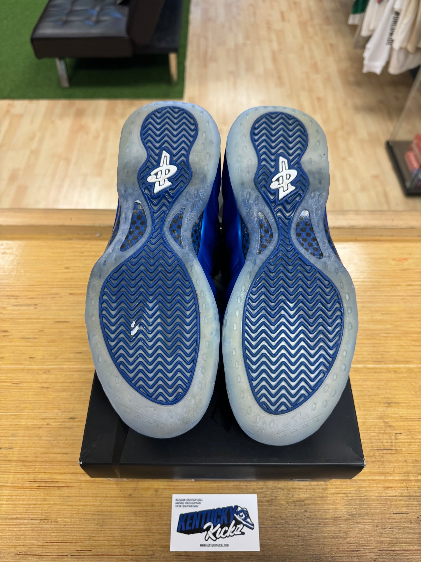 Air Foamposite One “International Blue” (Sz 9.5)