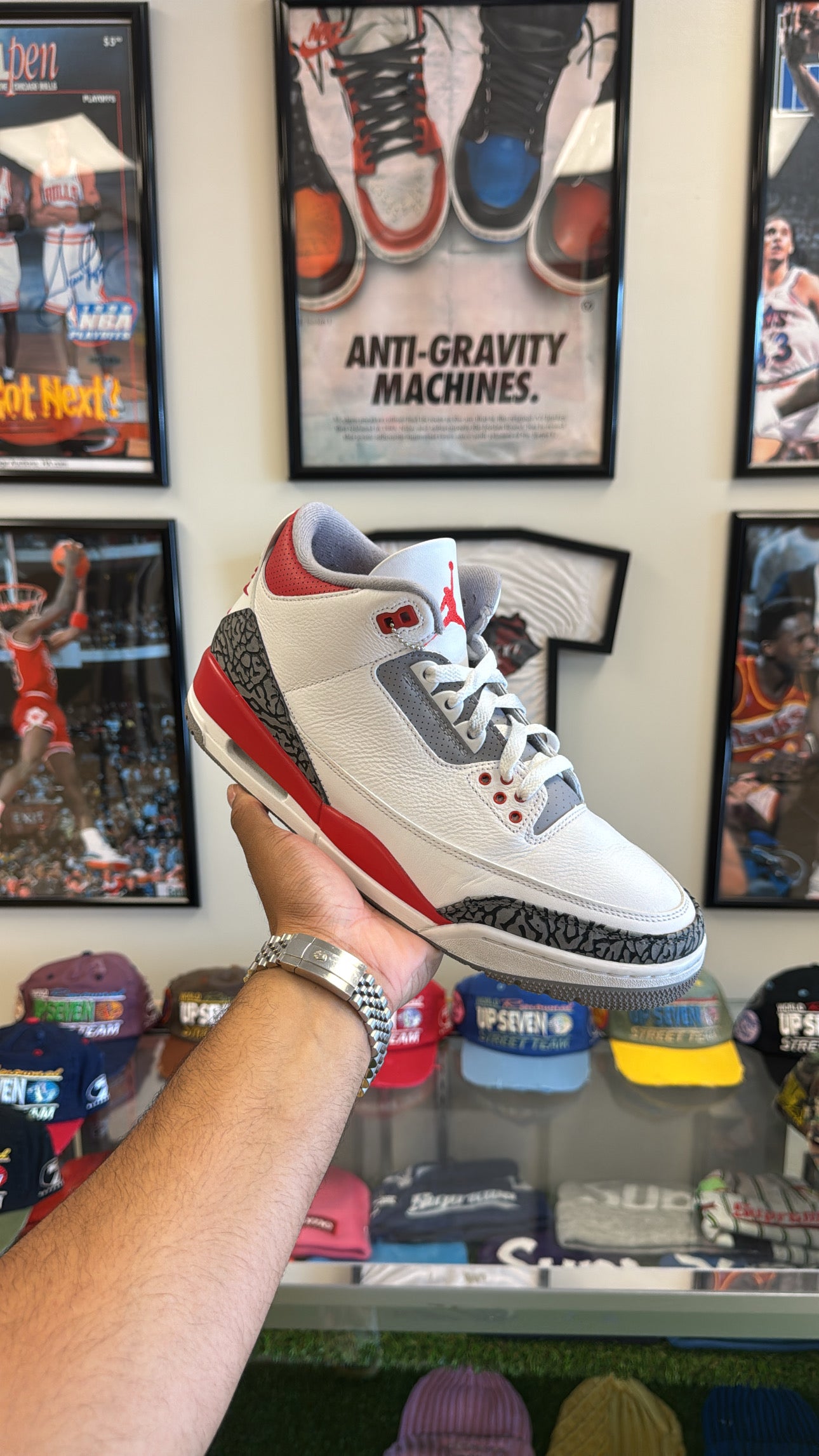 Jordan 3 Retro “Fire Red” 2022 (Sz 10.5)