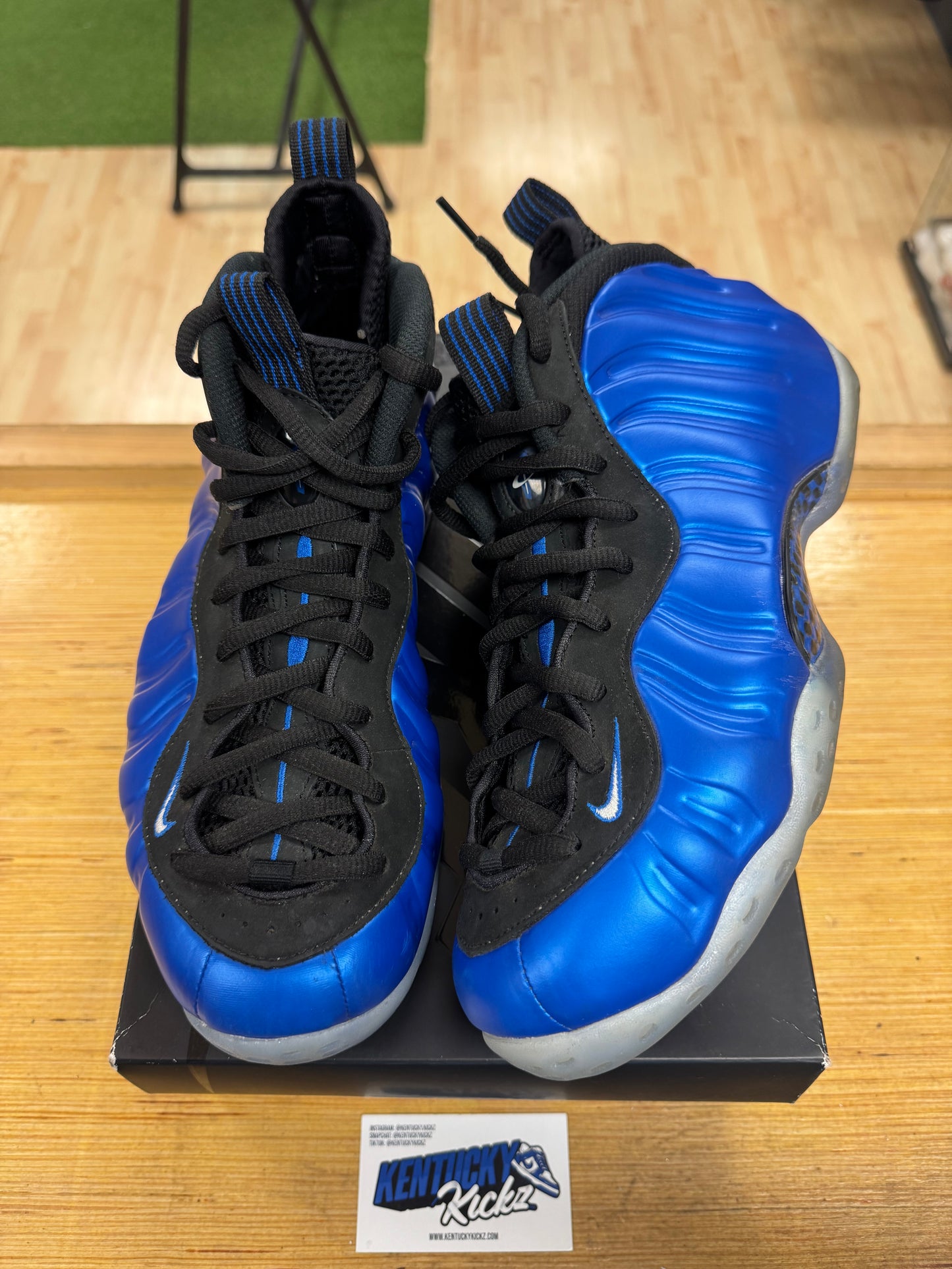 Air Foamposite One “International Blue” (Sz 10)