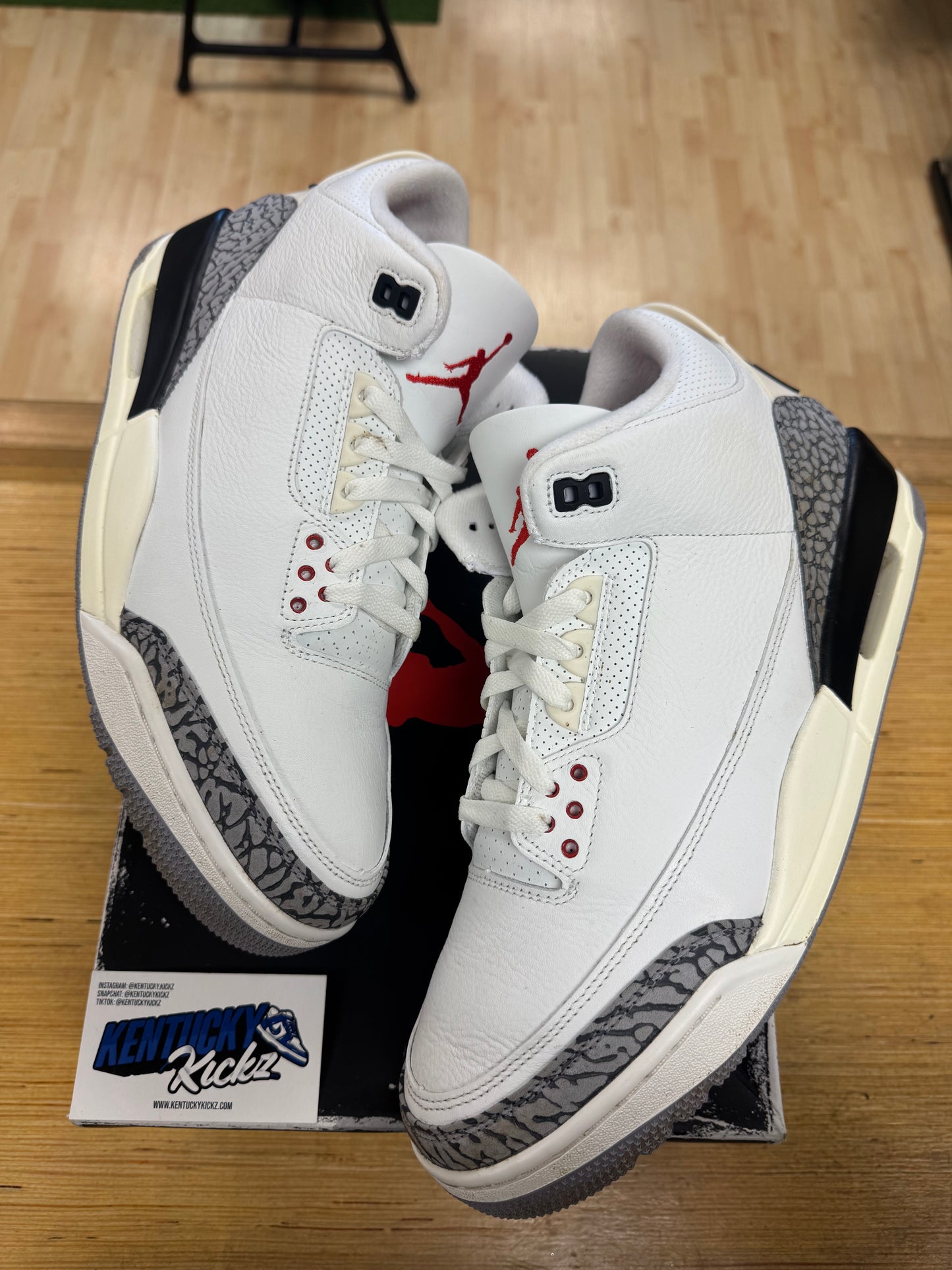 Jordan 3 Retro “White Cement Reimagined” (Sz 12)