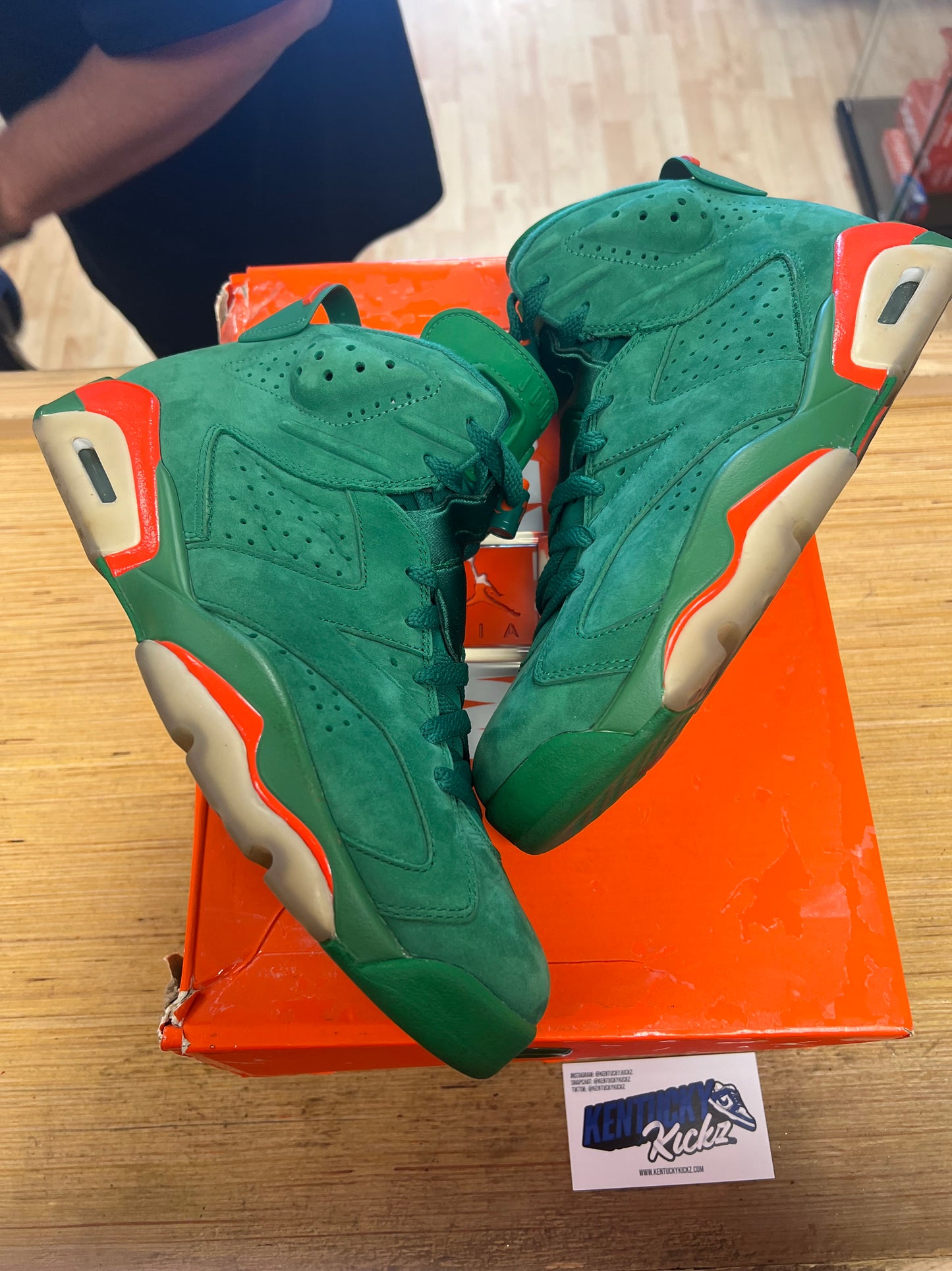 Jordan 6 Retro “Gatorade Green” (Sz 10) (USED 1x)