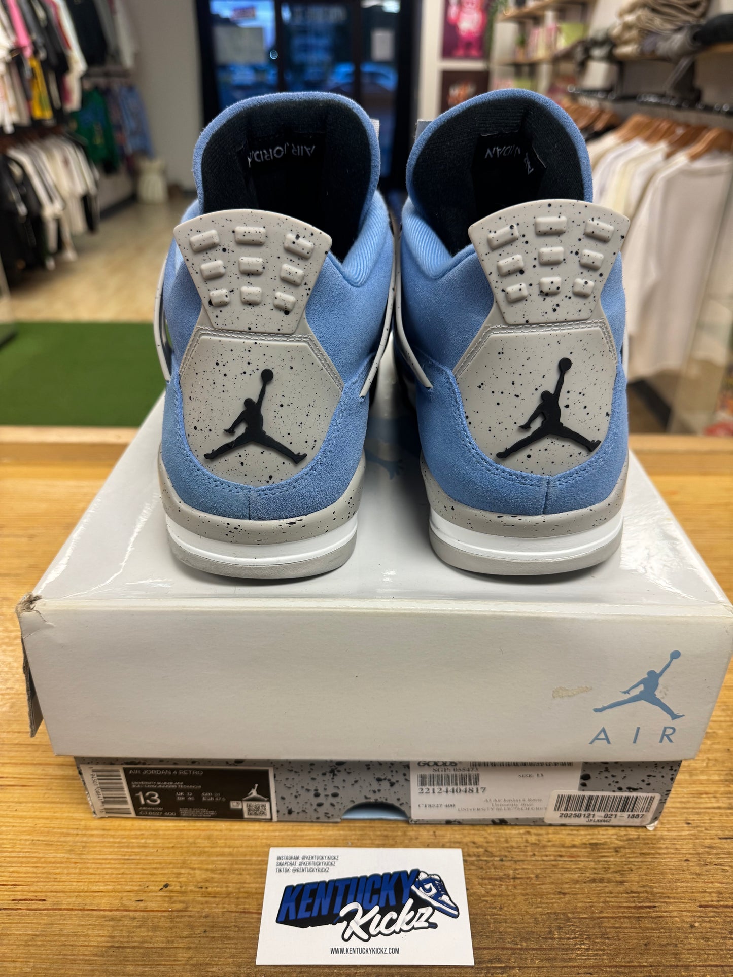 Jordan 4 Retro “UNC” (Sz 13)