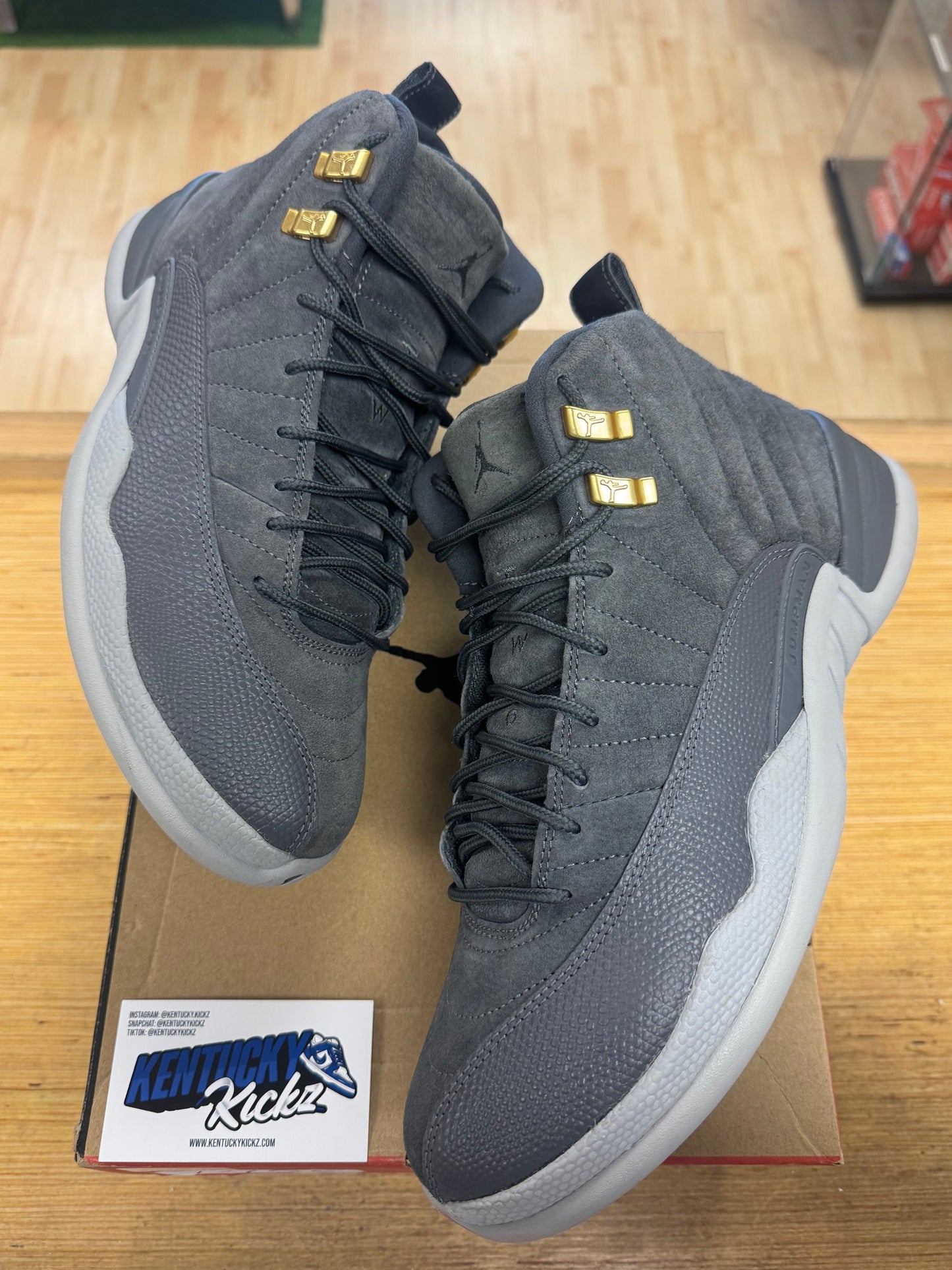 Jordan 12 Retro “Dark Grey” (Sz 10)