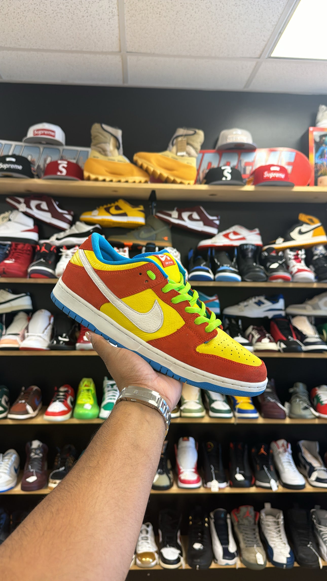 SB Dunk Low “Bart Simpson” (Sz 12) (USED)