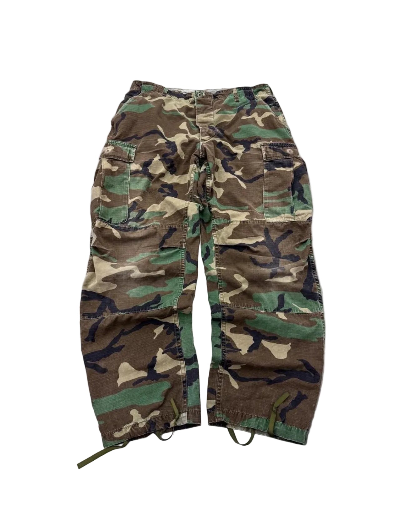 “Vintage” Camo Cargo Military Pants