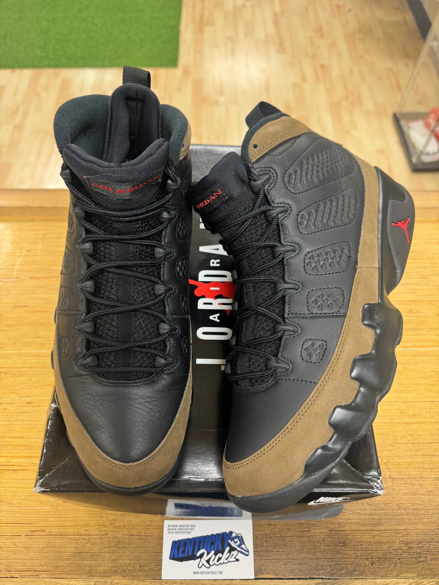 Jordan 9 Retro “Olive” 2024 (Sz 12)
