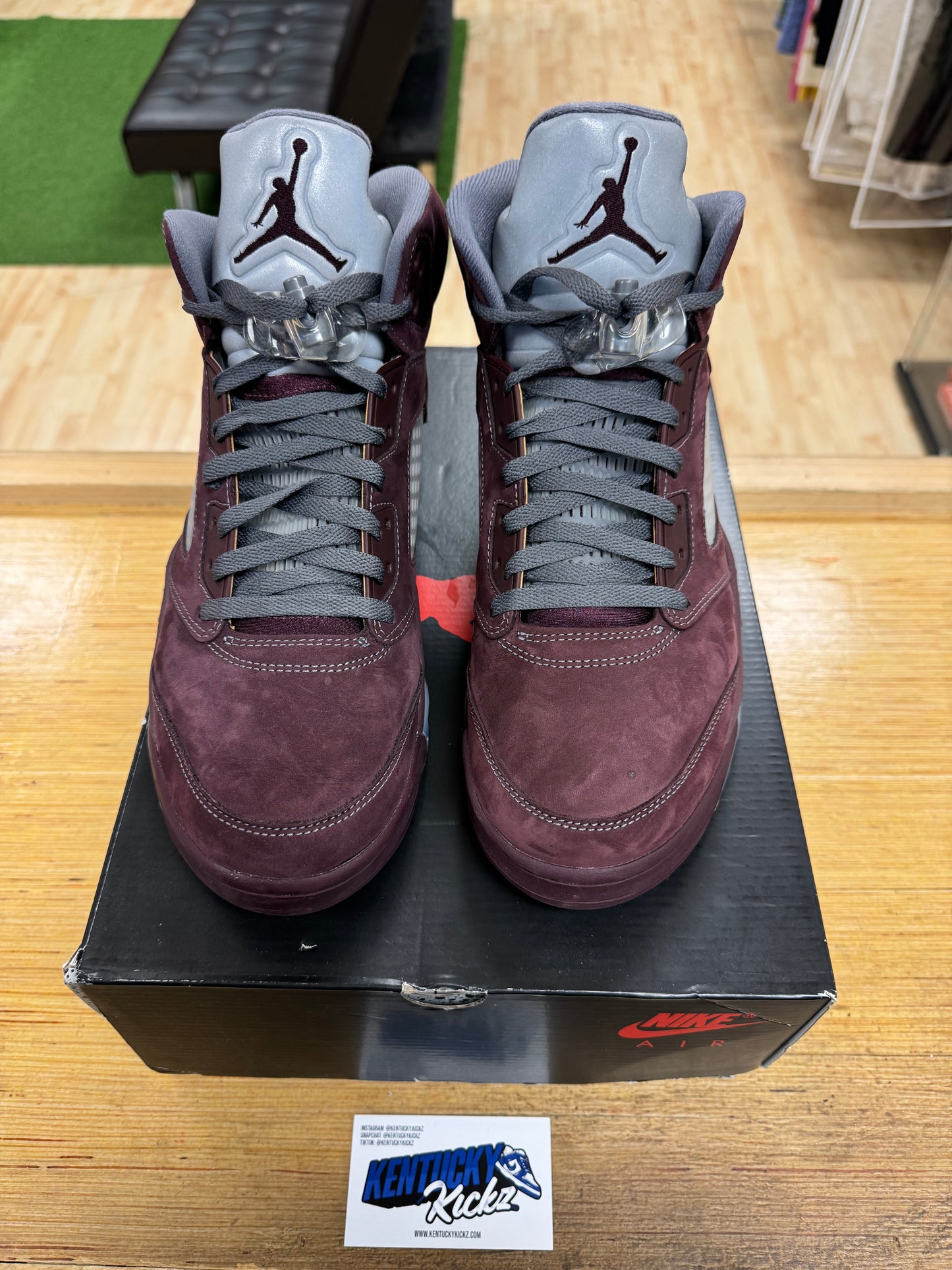 Jordan 5 Retro “Burgundy” (Sz 12)