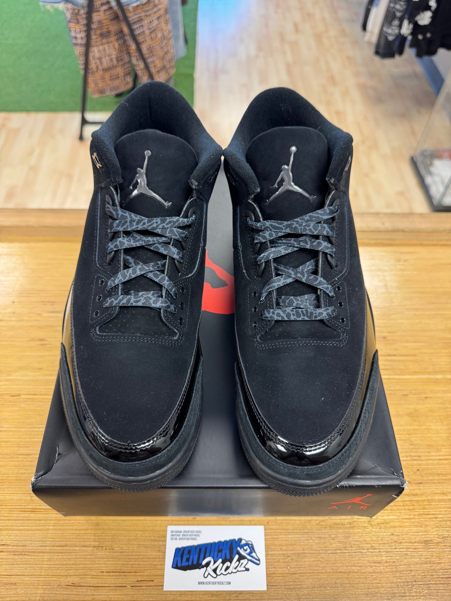 Jordan 3 Retro “Black Cat” 2025 (Sz 12)