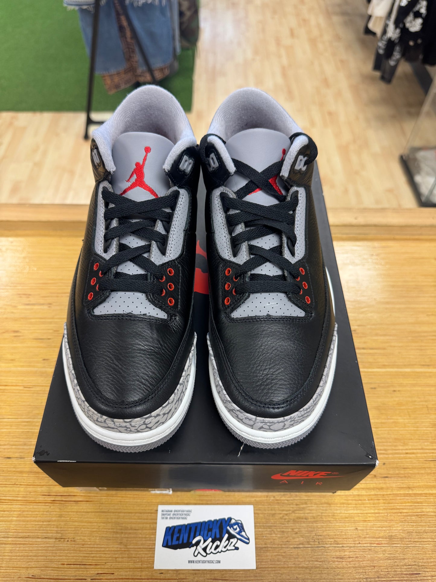 Jordan 3 Retro “Black Cement” 2024 (Sz 9)