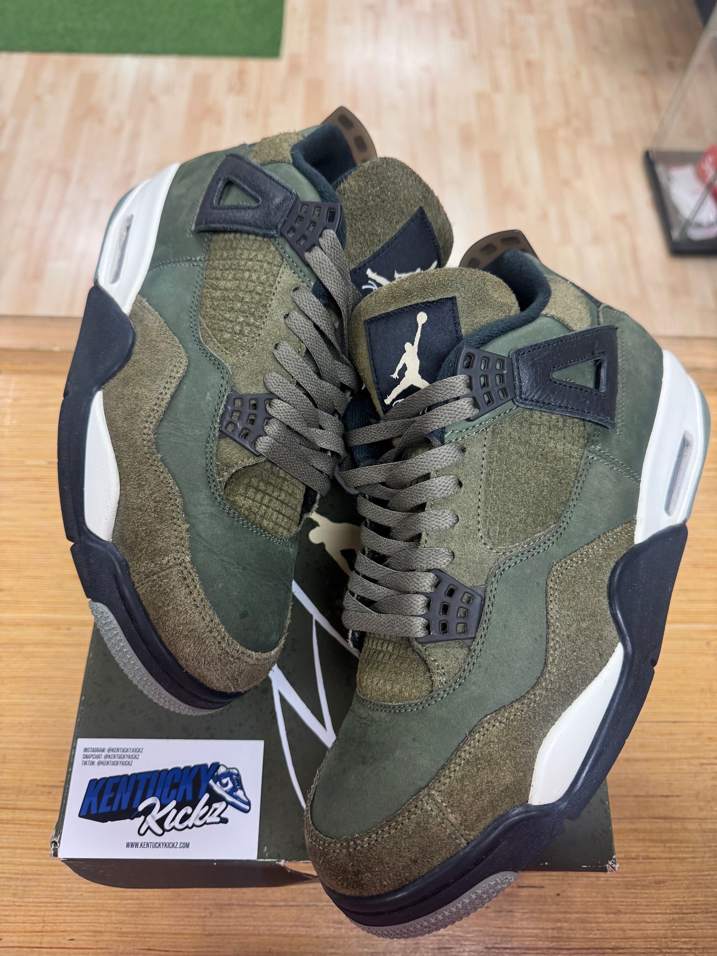 Jordan 4 Retro “Craft Medium Olive” (Sz 10.5)
