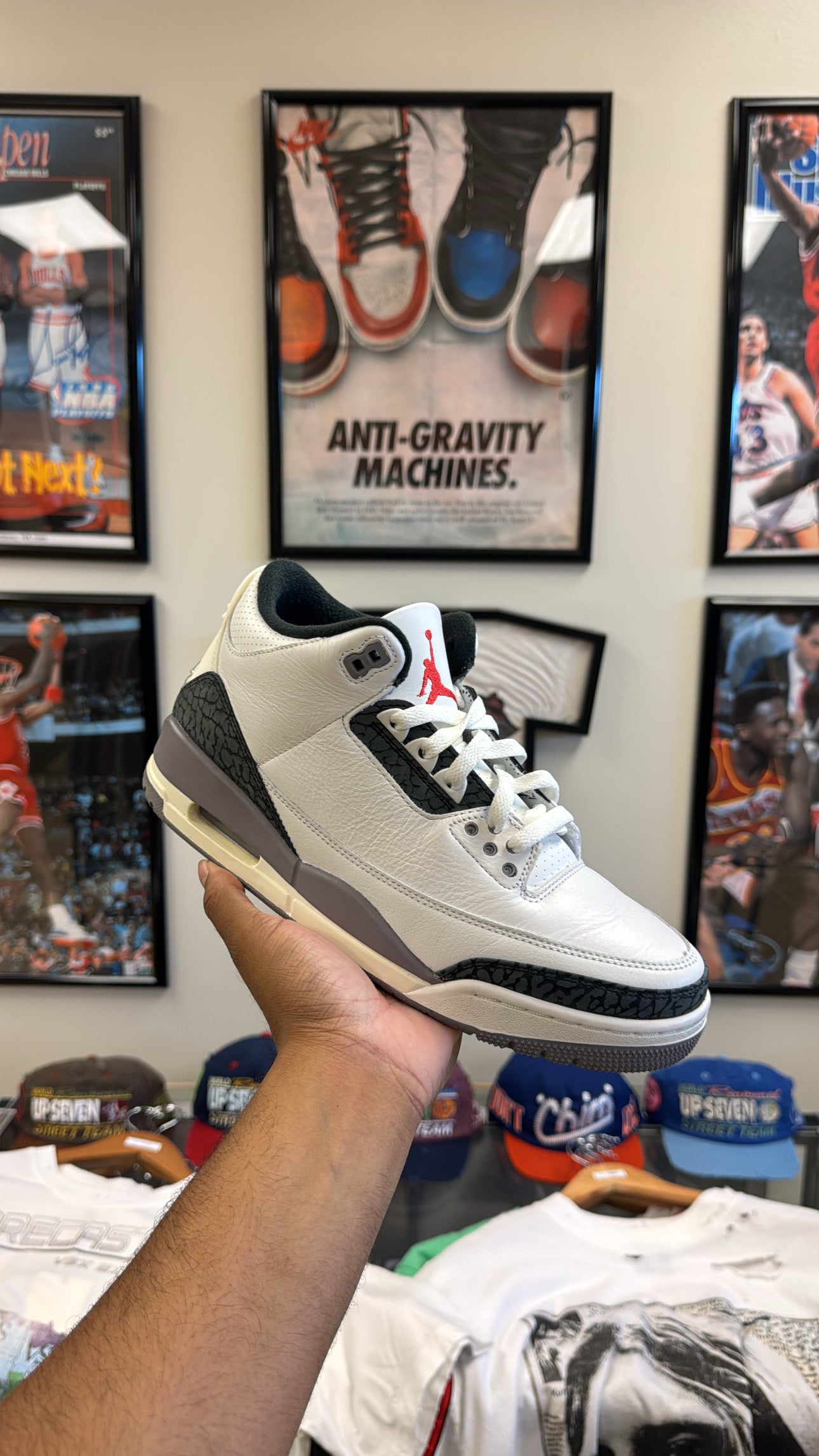 Jordan 3 “Cement Grey” (Sz 9)