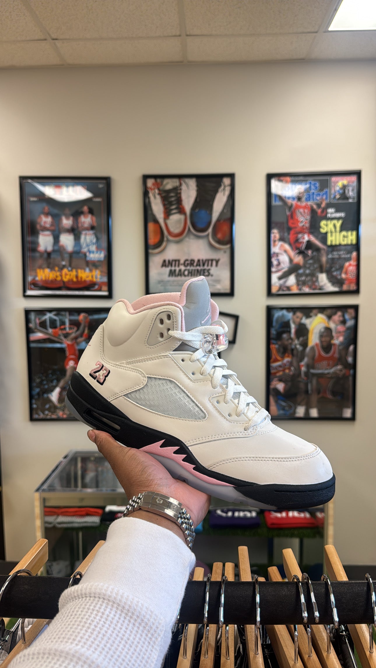 Jordan 5 Retro “Medium Soft Pink” (Sz 11.5)