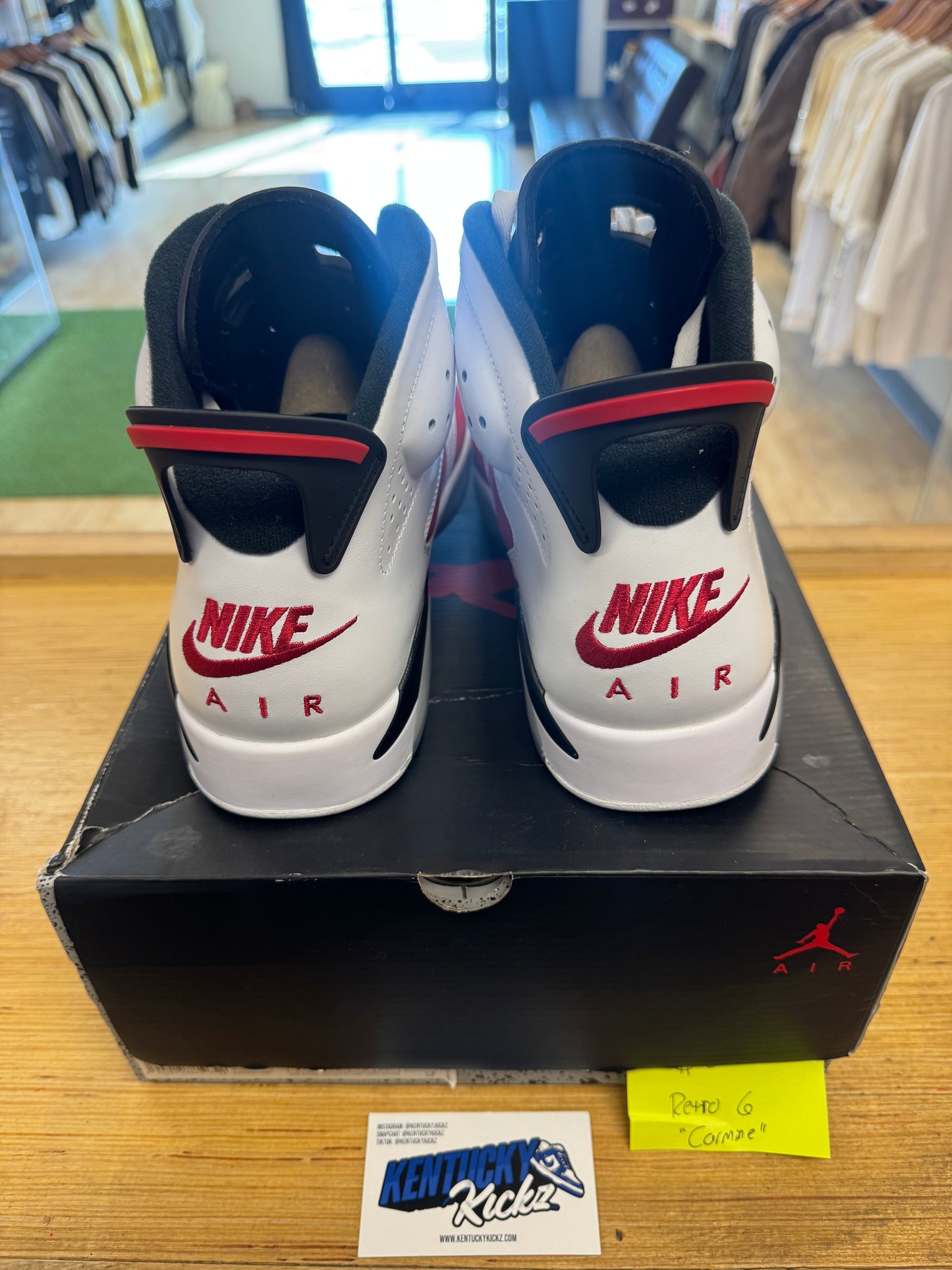 Jordan 6 Retro “Carmine” 2021 (Sz 14)