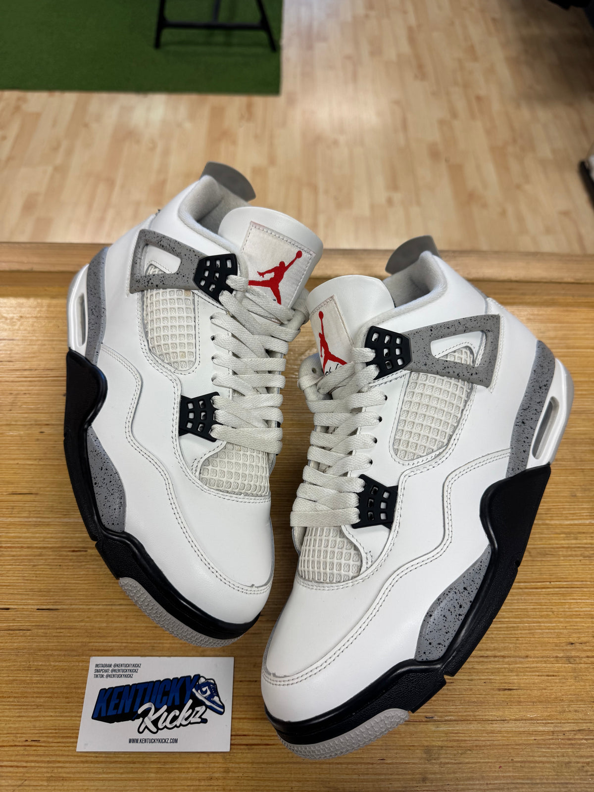 Jordan 4 Retro “White Cement” (Sz 10.5)