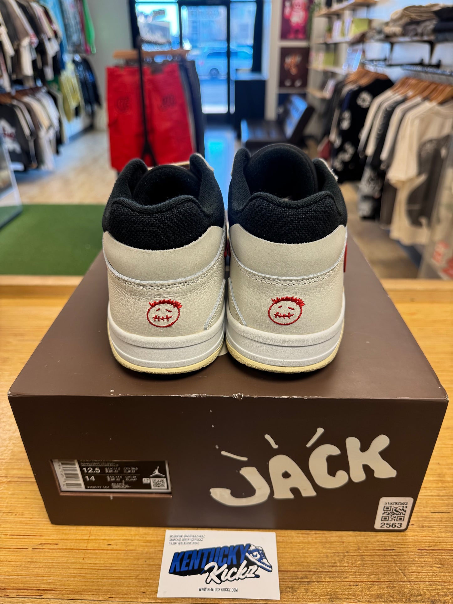 Jumpman Jack TR “Travis Scott University Red” (Sz 12.5)